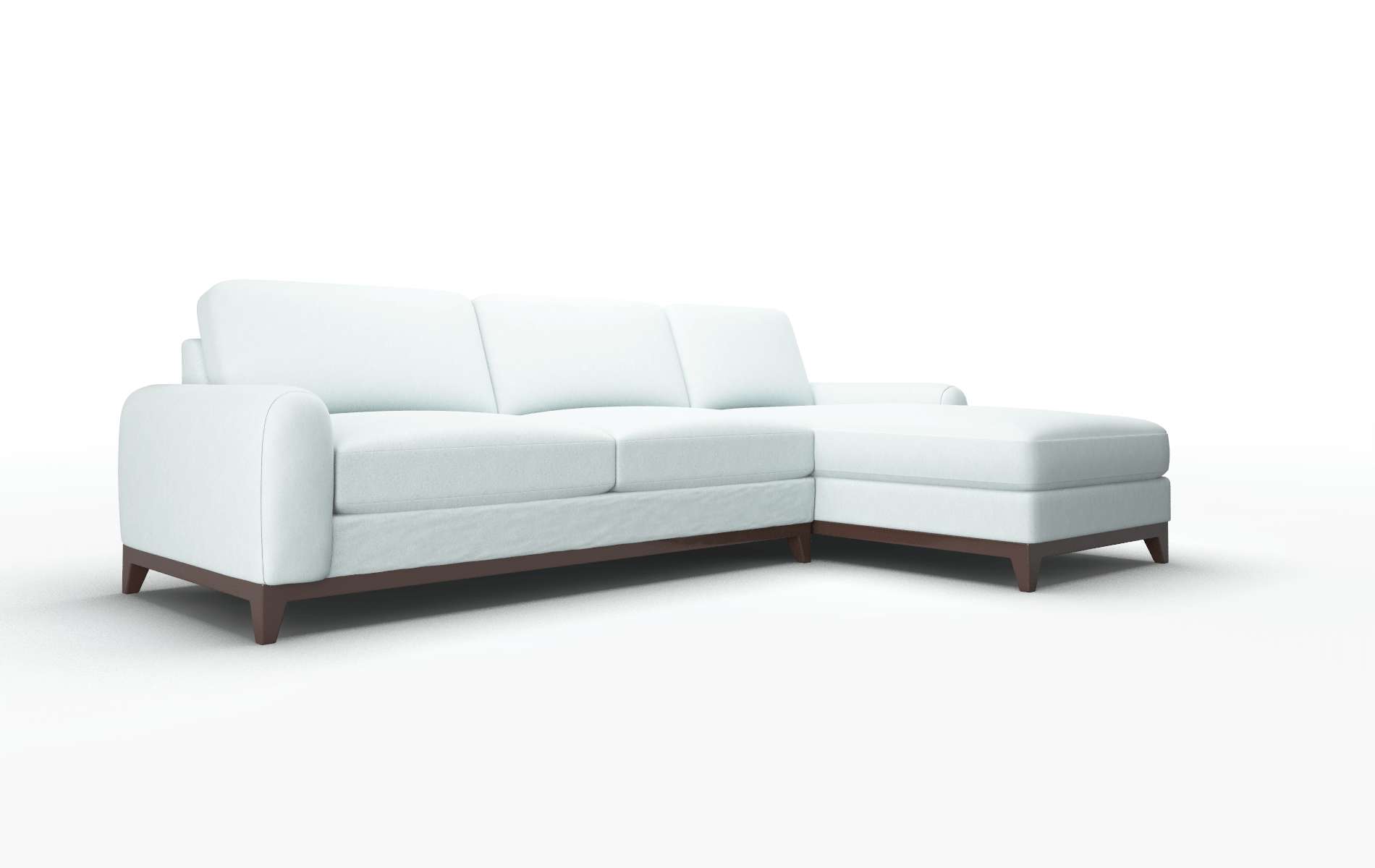 Mykonos Clyde Cornflower Panel espresso legs 2