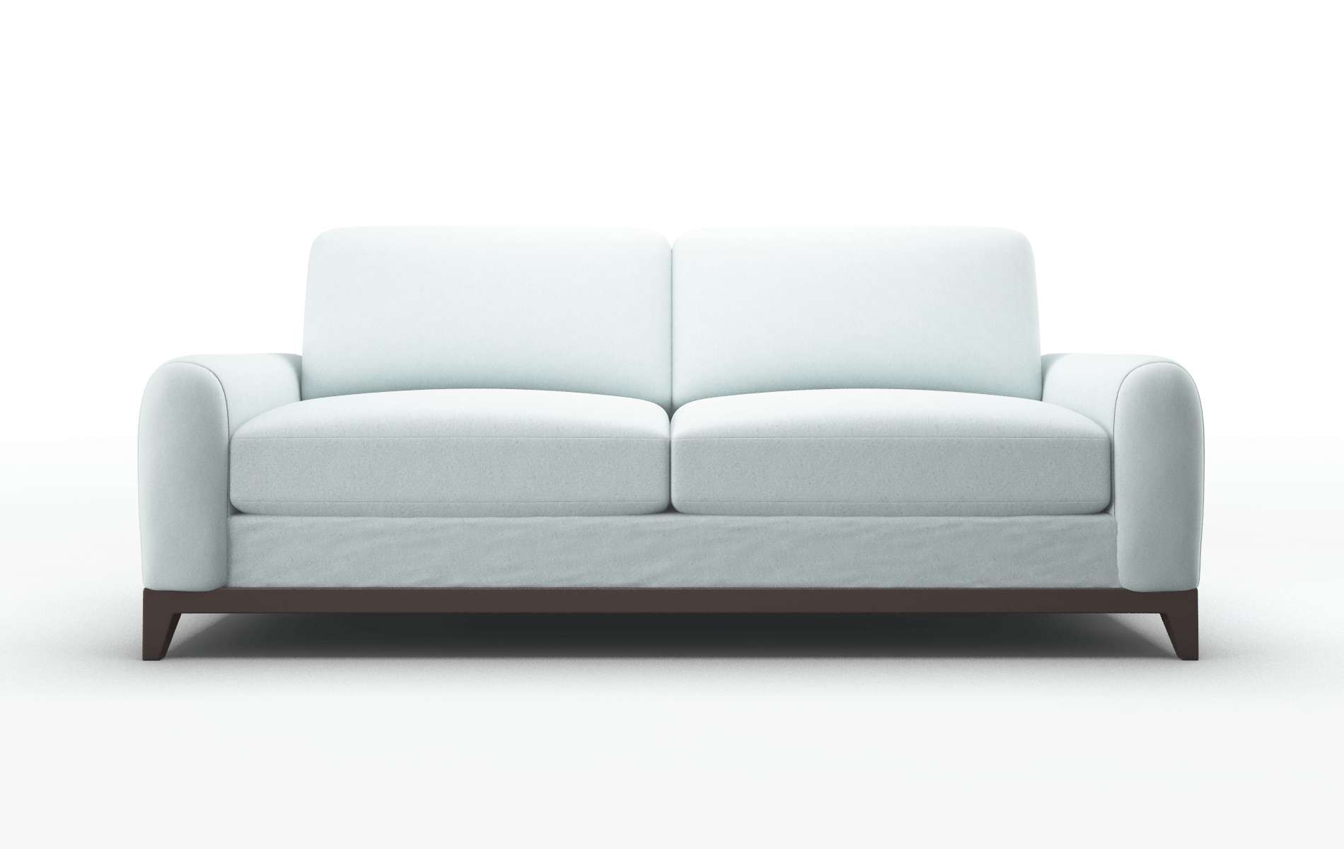 Mykonos Clyde Cornflower Sofa espresso legs 1