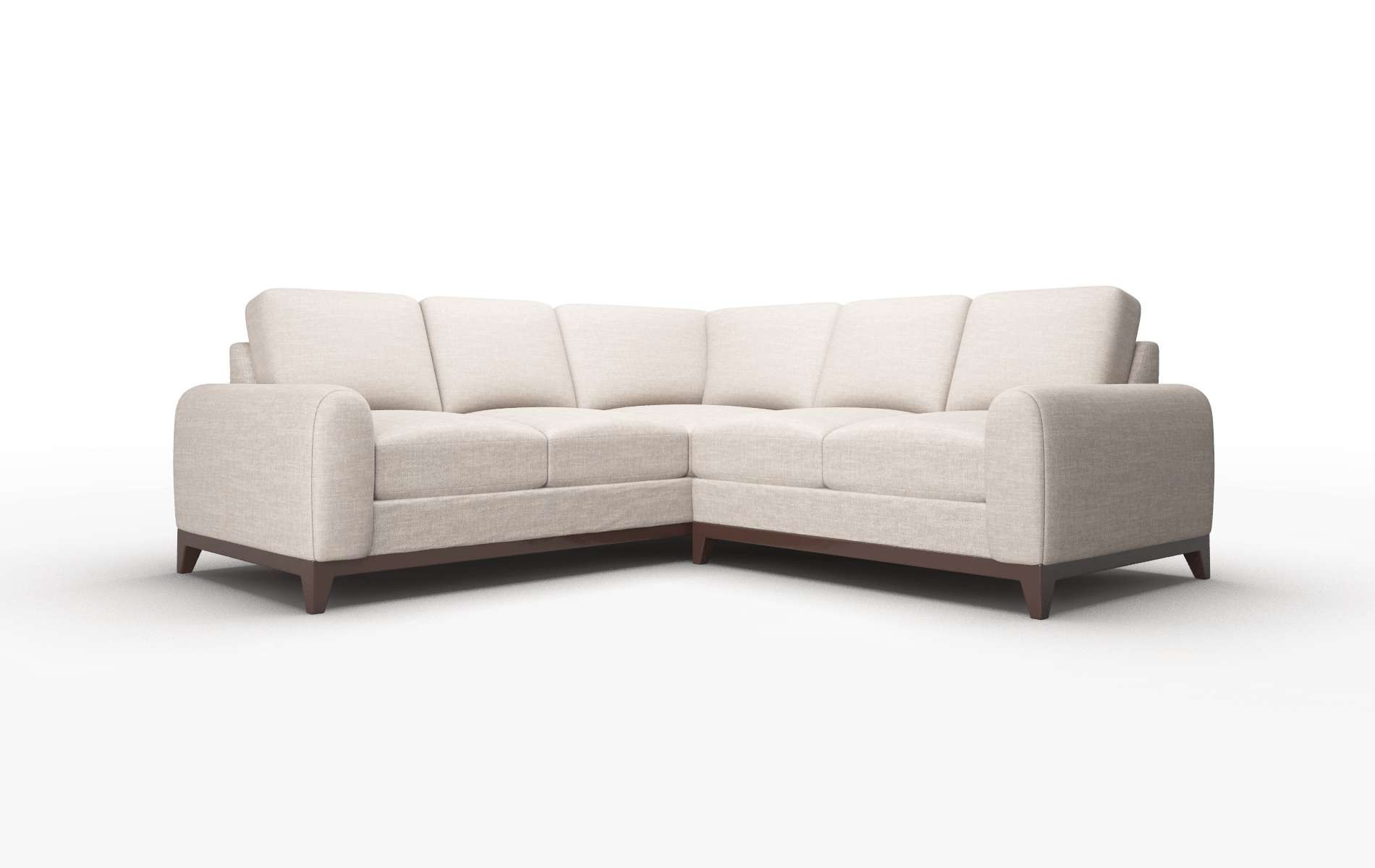 Mykonos Clyde dolphin Sectional Espresso Legs  1