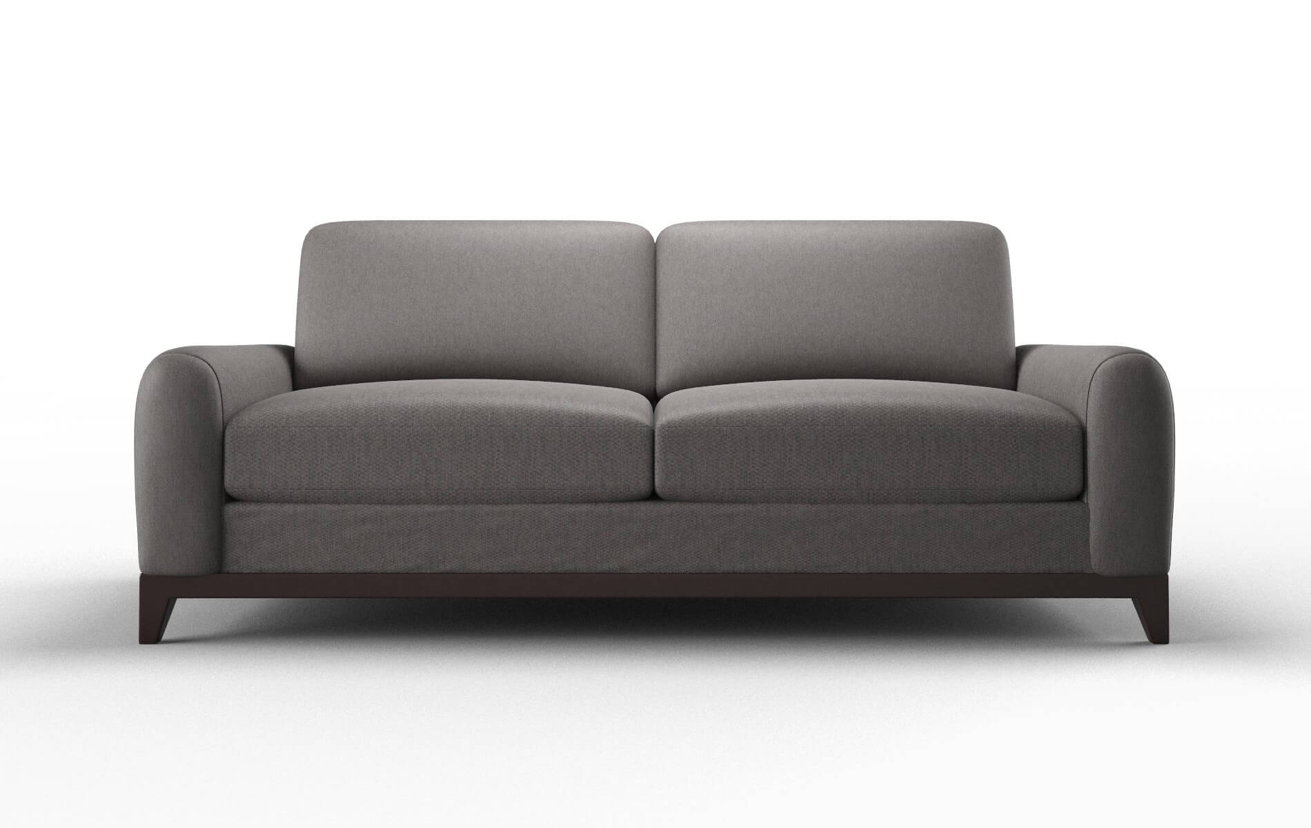 Mykonos Cosmo Charcoal Sofa espresso legs 1