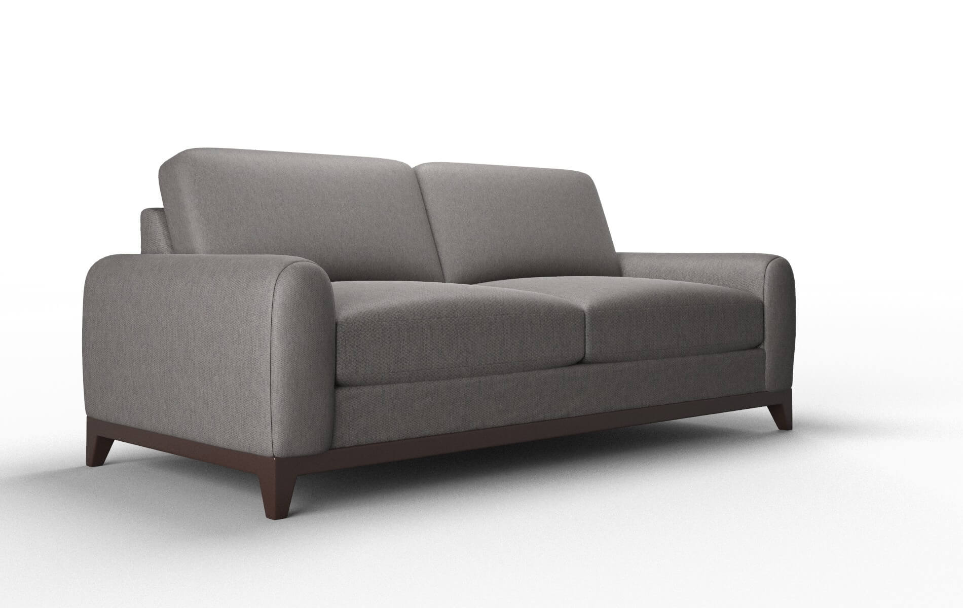 Mykonos Cosmo Charcoal Sofa espresso legs 2
