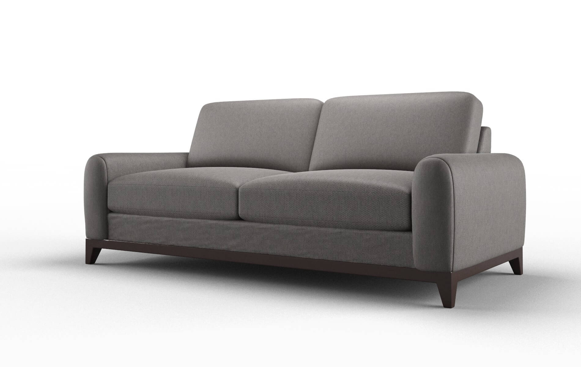 Mykonos Cosmo Charcoal Sofa espresso legs 4
