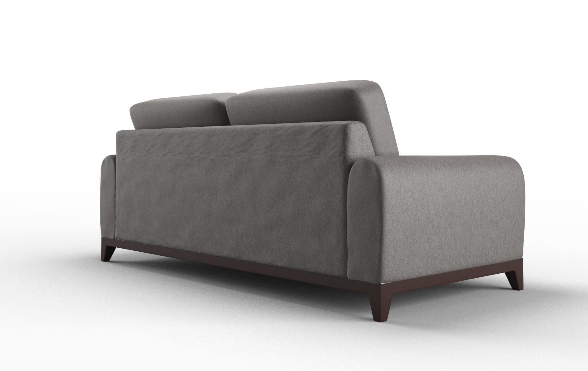 Mykonos Cosmo Charcoal Sofa espresso legs 5