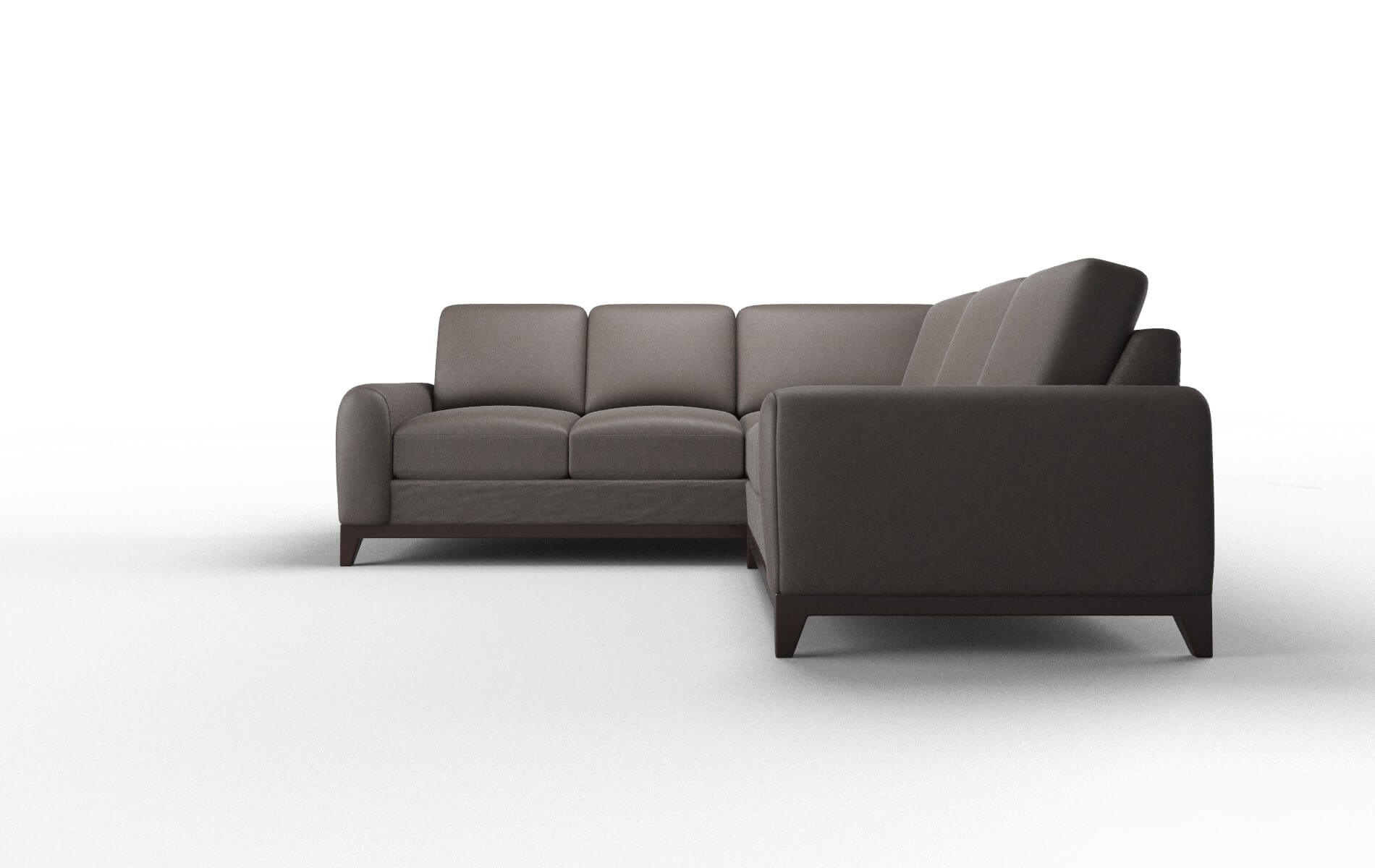 Mykonos Cosmo Chocolate Sectional espresso legs 5