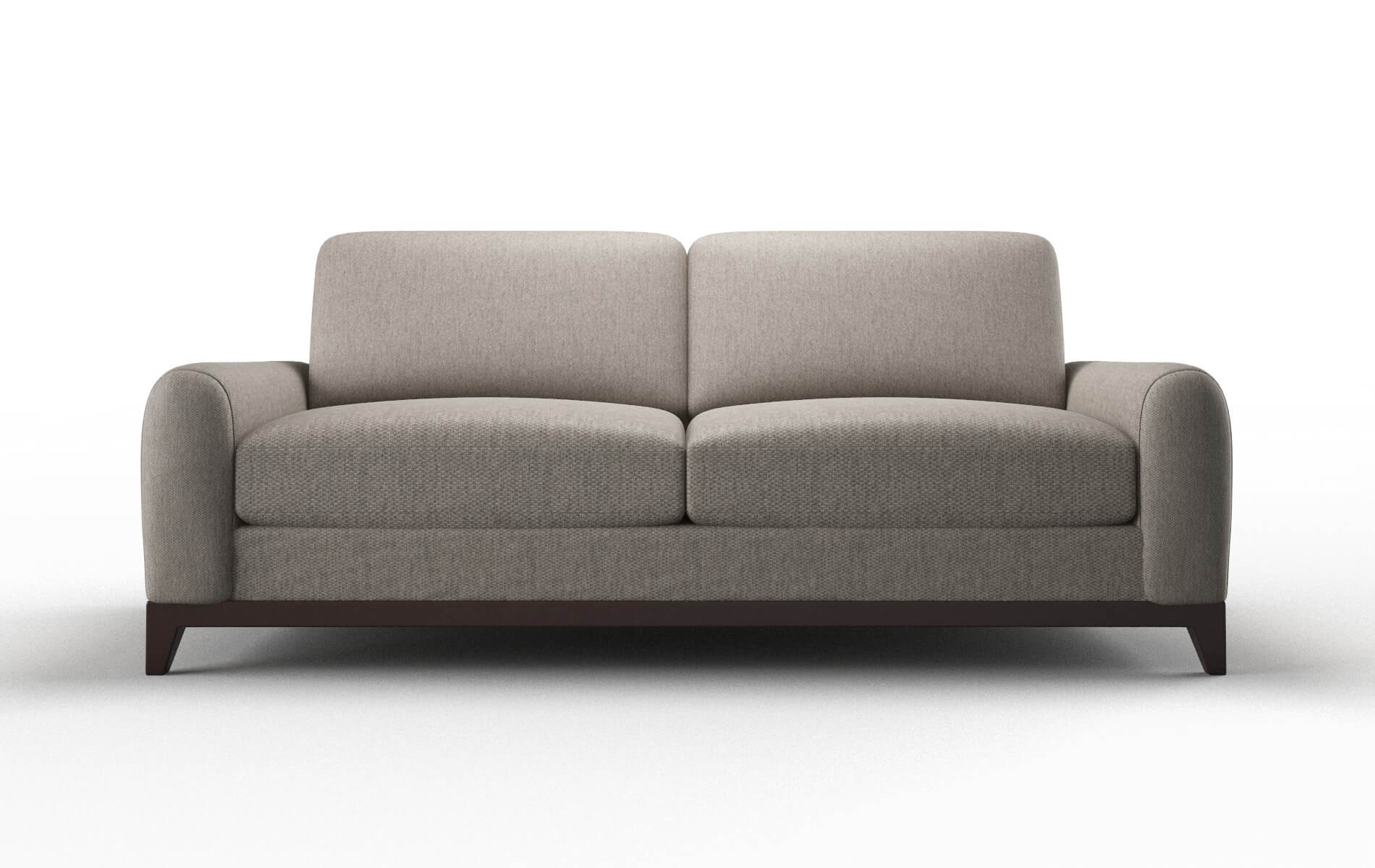 Mykonos Cosmo Taupe Sofa espresso legs 1