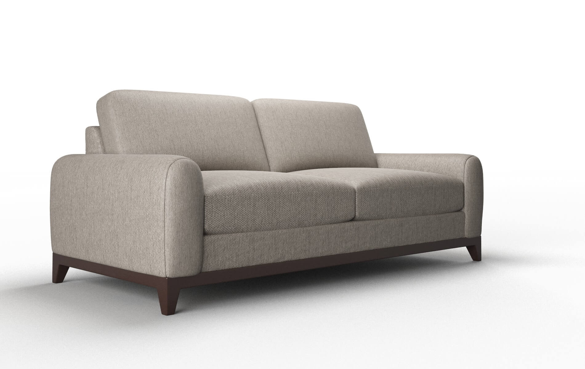 Mykonos Cosmo Taupe Sofa espresso legs 2