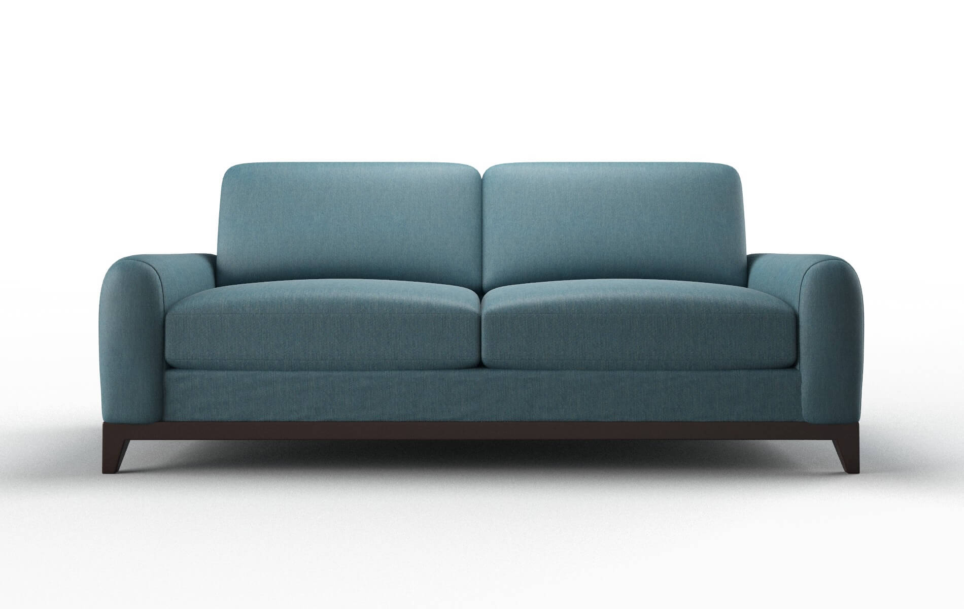 Mykonos Cosmo Teal Sofa espresso legs 1