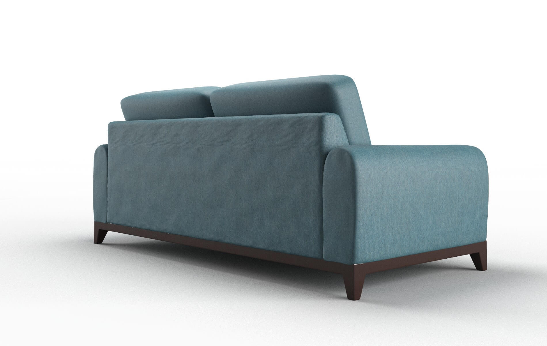 Mykonos Cosmo Teal Sofa espresso legs 5
