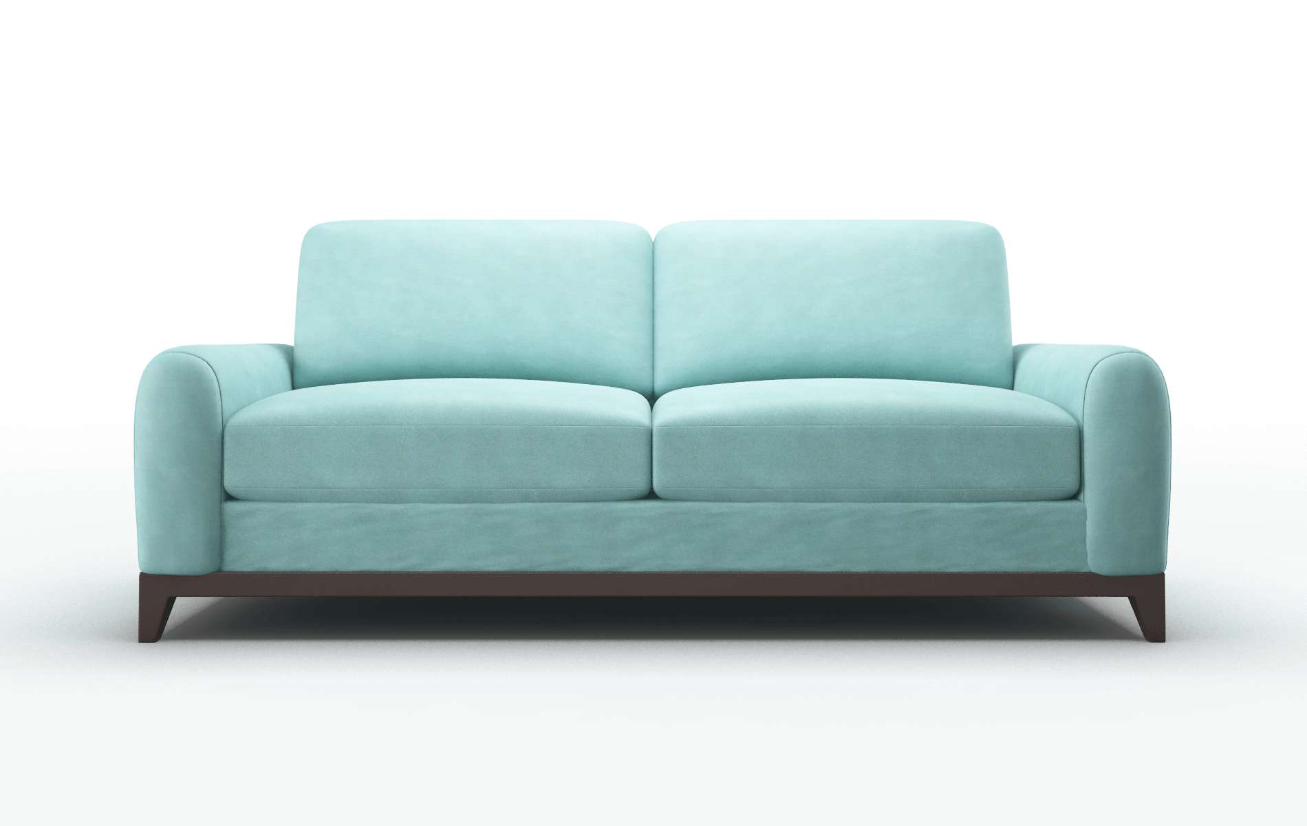 Mykonos Curious turquoise Sofa Espresso Legs  1