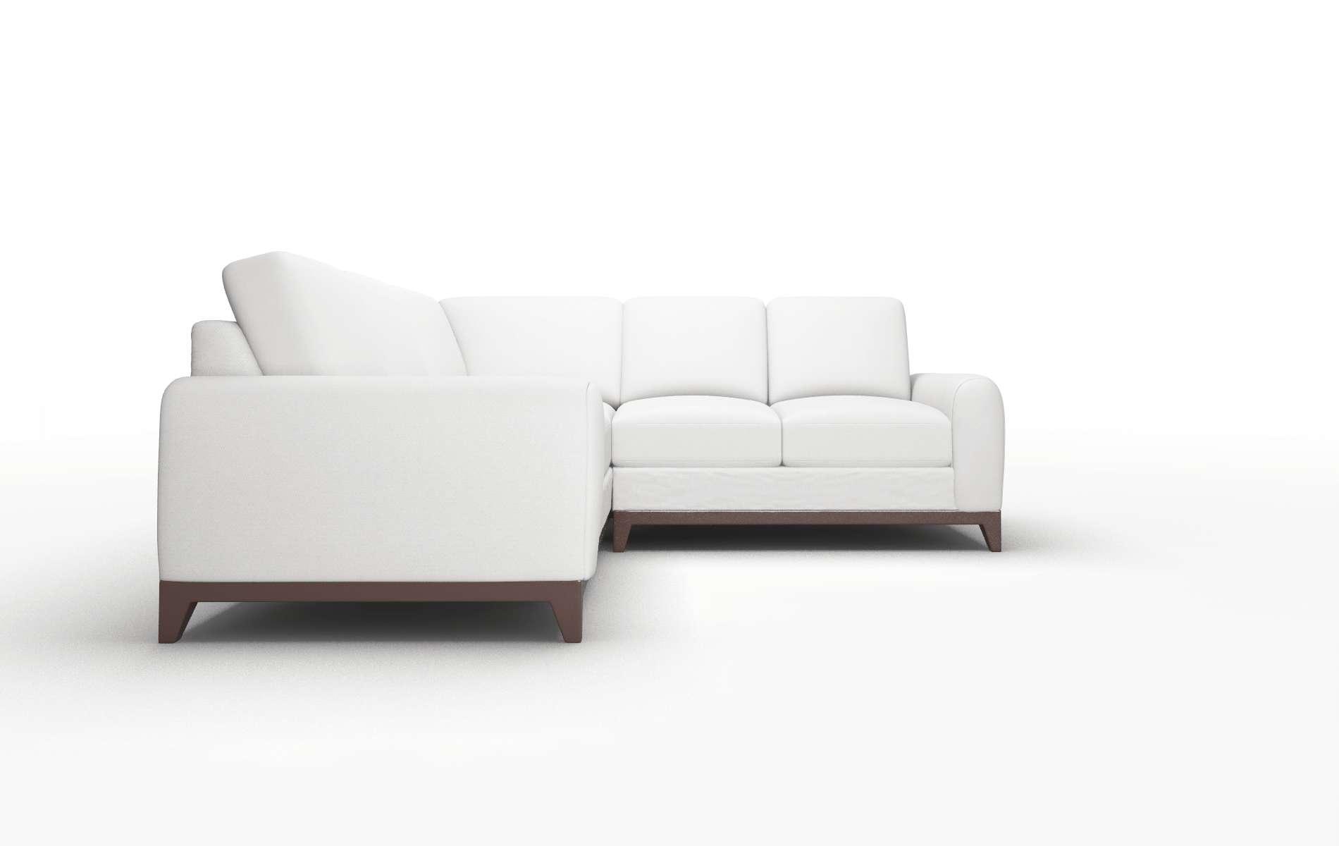 Mykonos Dawson Platinum Sectional espresso legs 2