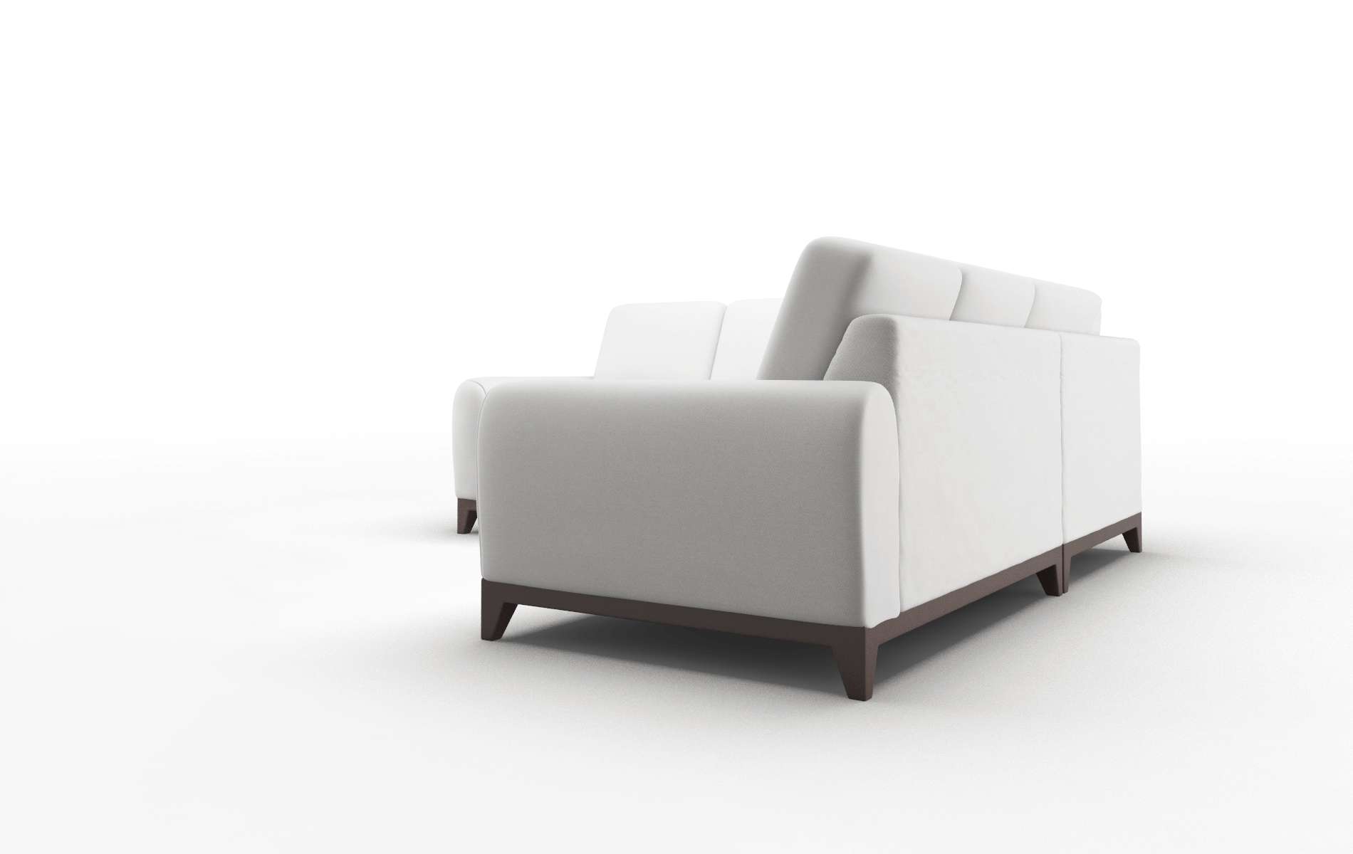 Mykonos Dawson Platinum Sectional espresso legs 4