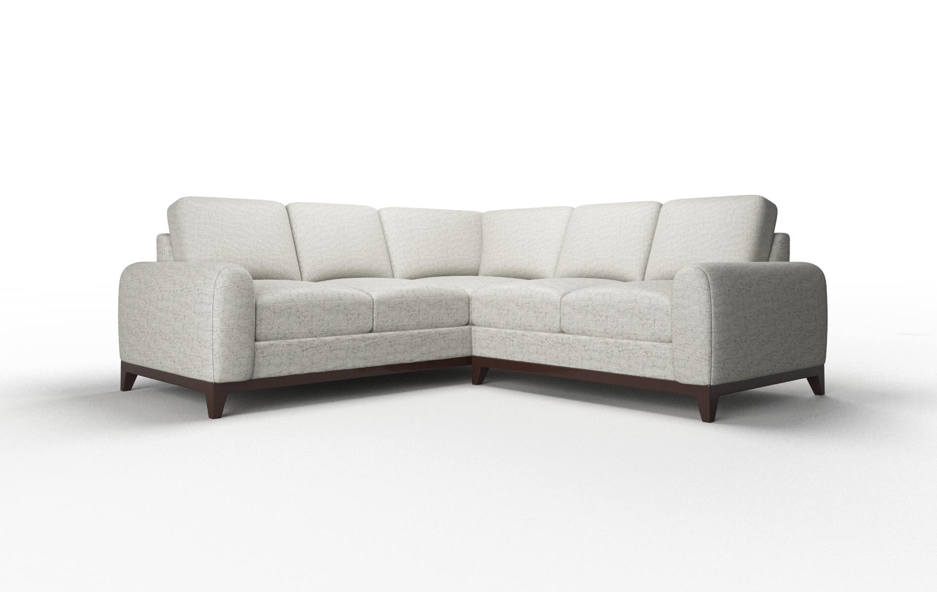 Mykonos Derby Ash Sectional espresso legs 1