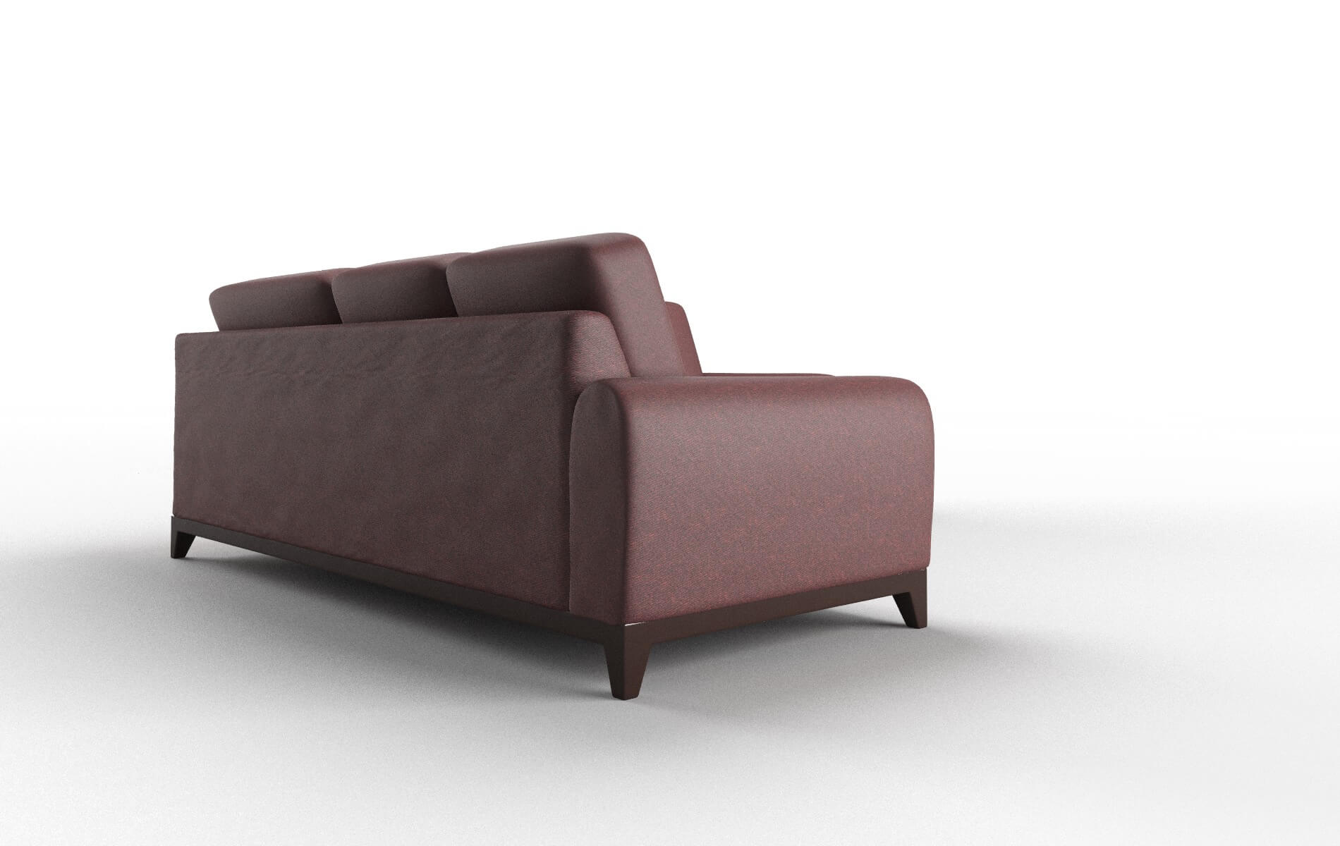 Mykonos Derby Berry Sectional espresso legs 3
