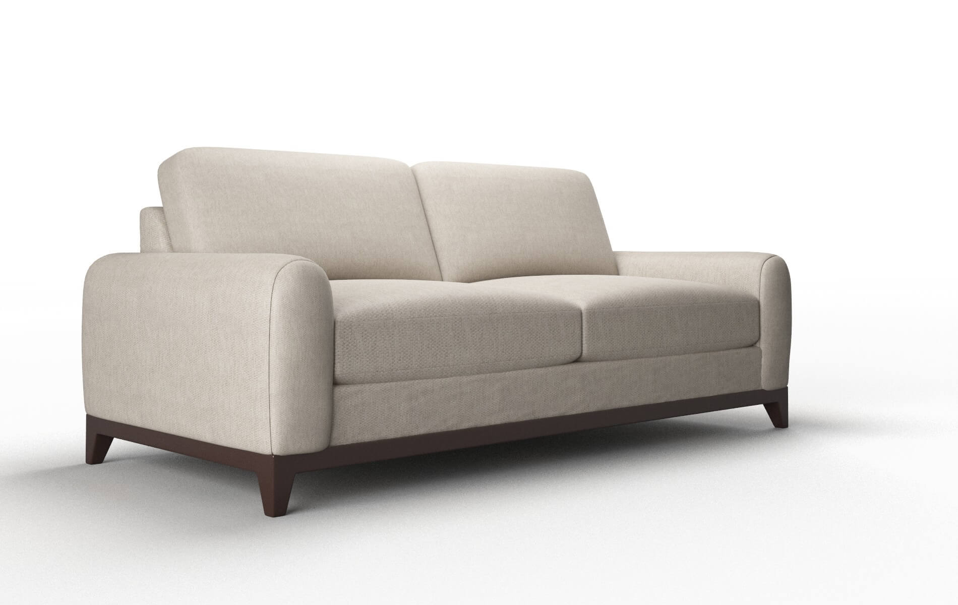 Mykonos Derby Linen Sofa espresso legs 2
