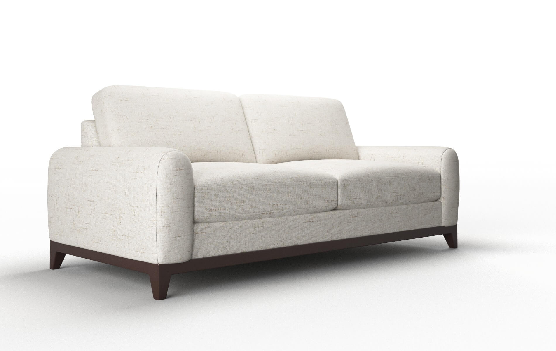 Mykonos Derby Taupe Sofa espresso legs 2
