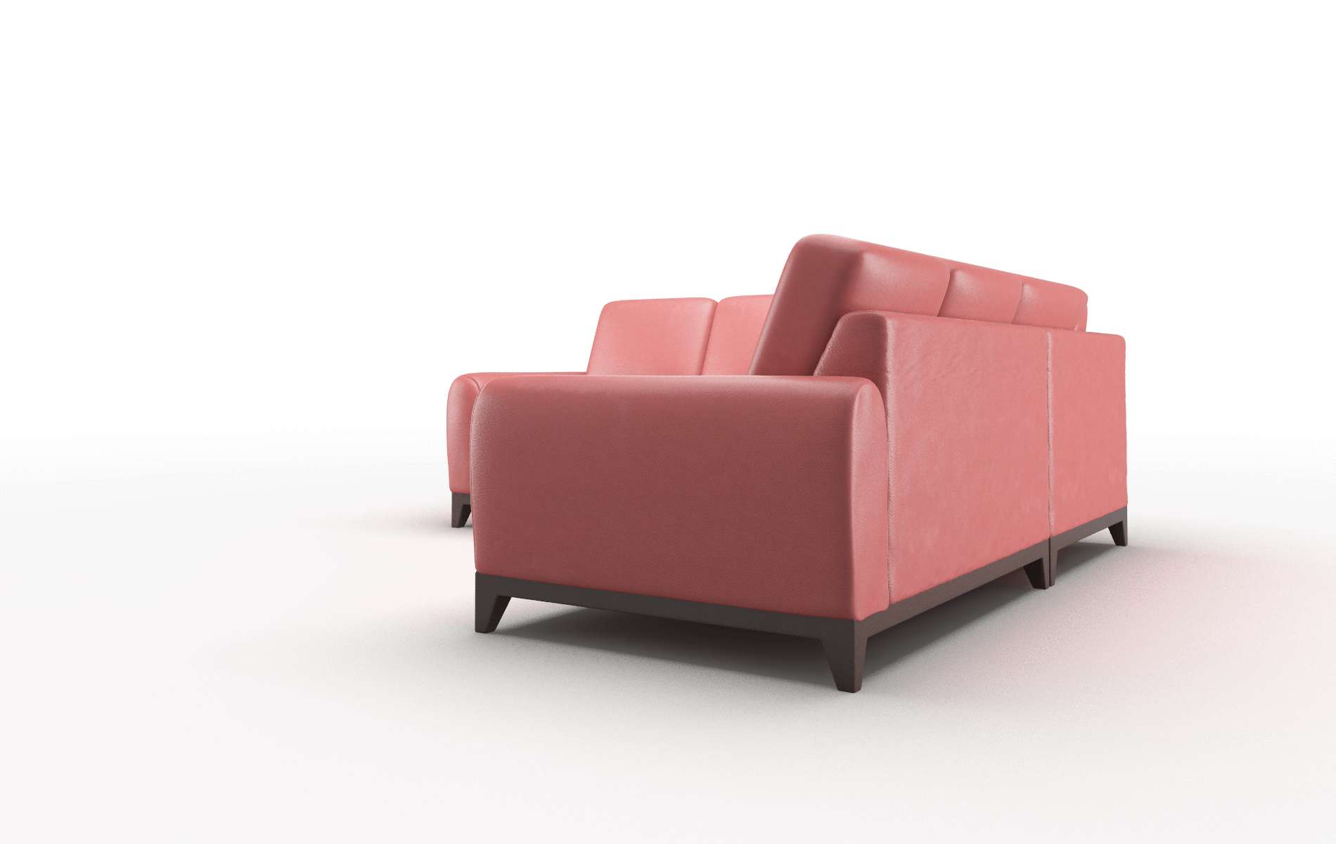 Mykonos Dillion Cordovan Sectional espresso legs 4