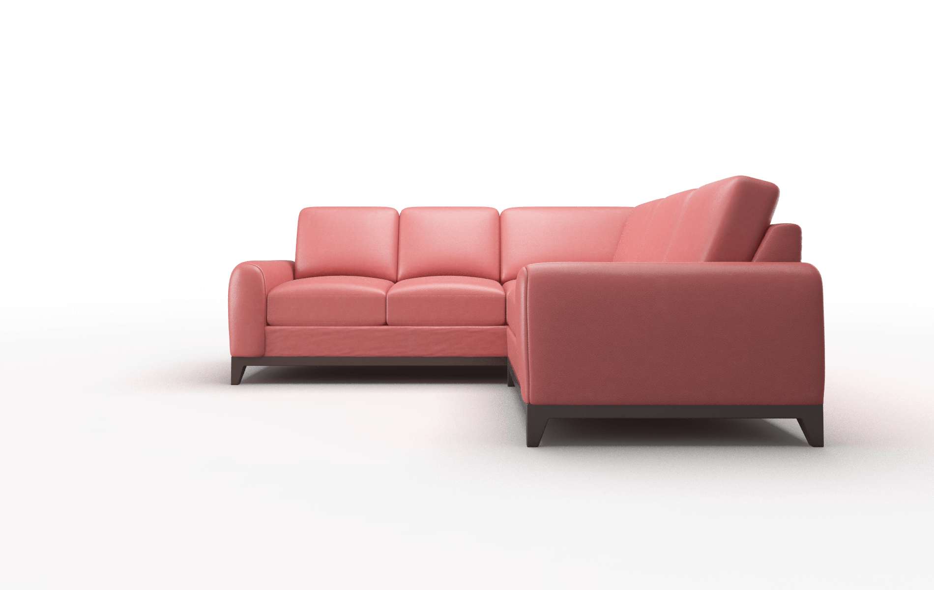 Mykonos Dillion Cordovan Sectional espresso legs 5