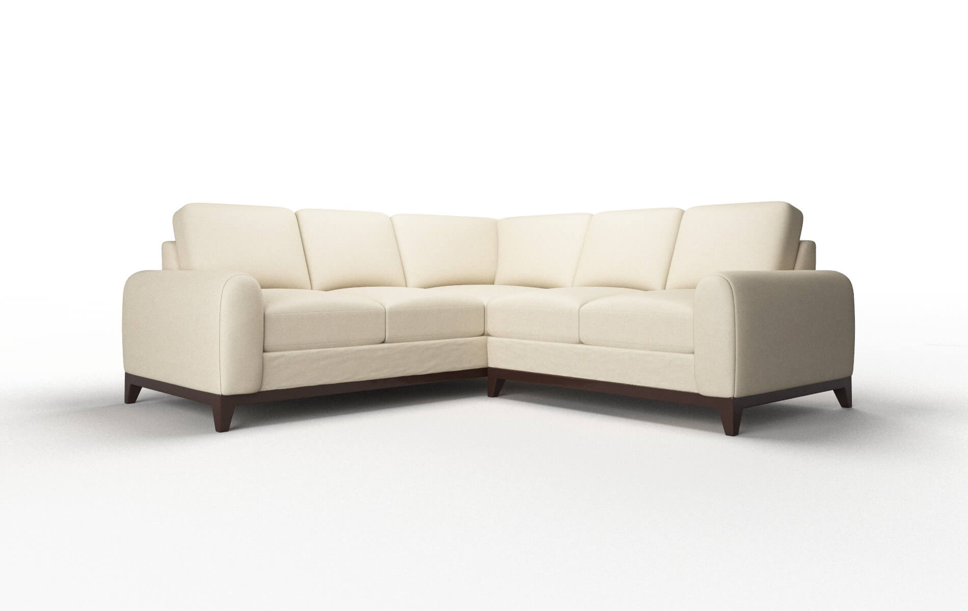 Mykonos Dream_d Almond Sectional espresso legs 1