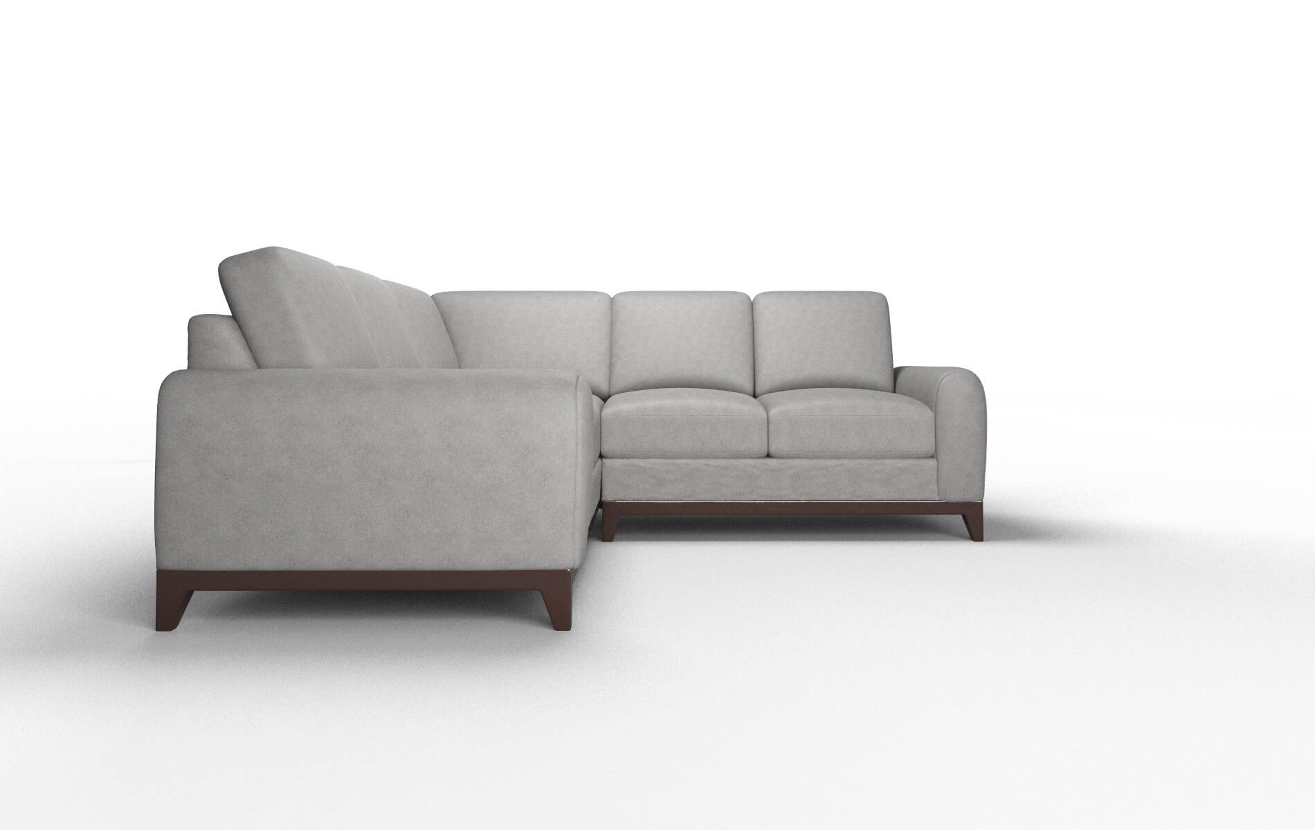 Mykonos Dream_d Charcoal Sectional espresso legs 2