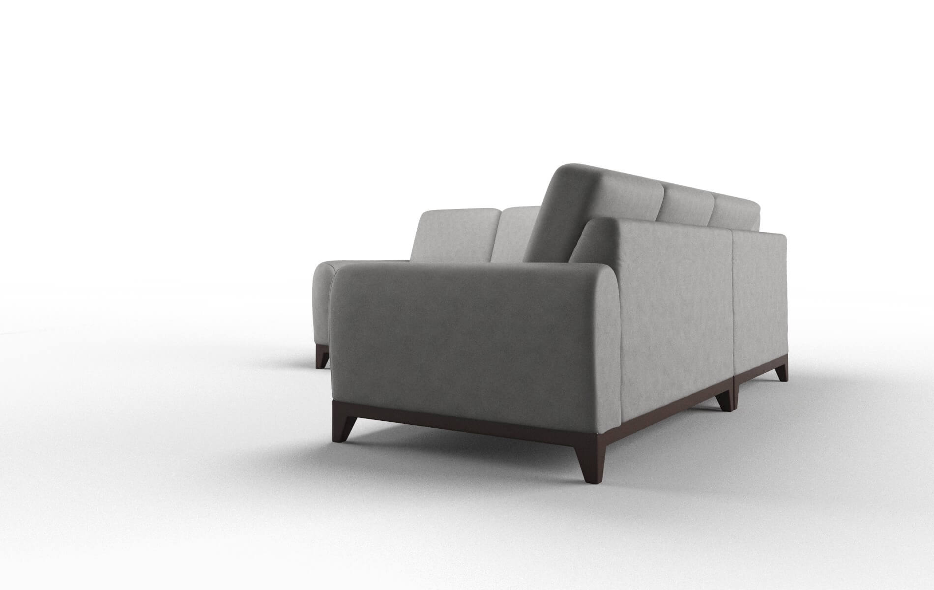 Mykonos Dream_d Charcoal Sectional espresso legs 4