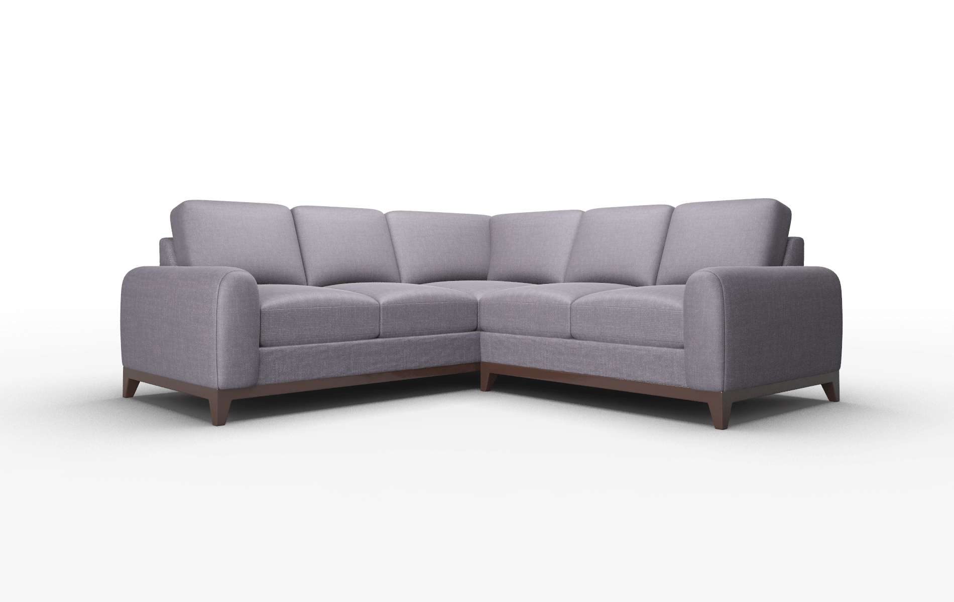 Mykonos Durham Ink Sectional espresso legs 1