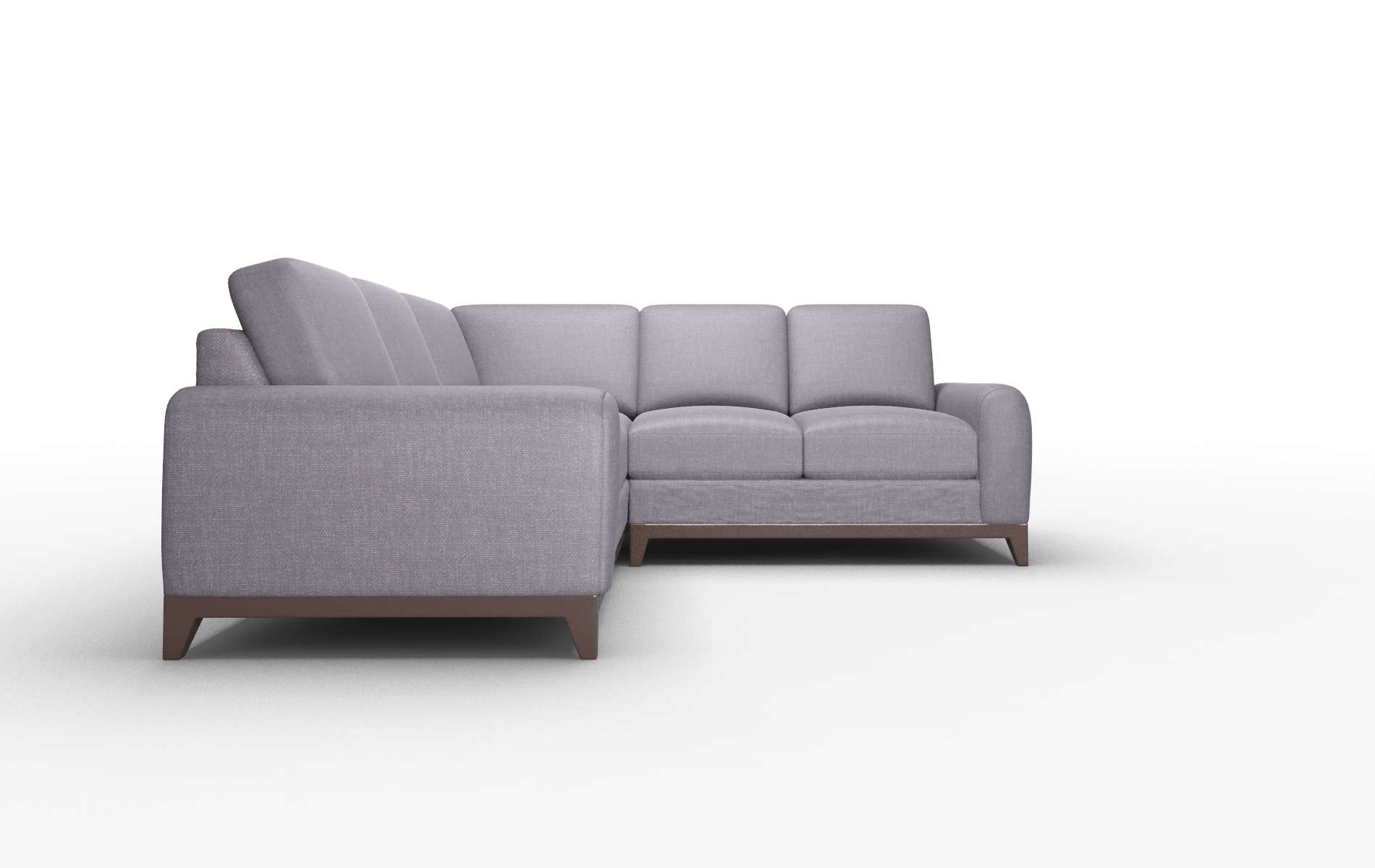 Mykonos Durham Ink Sectional espresso legs 2