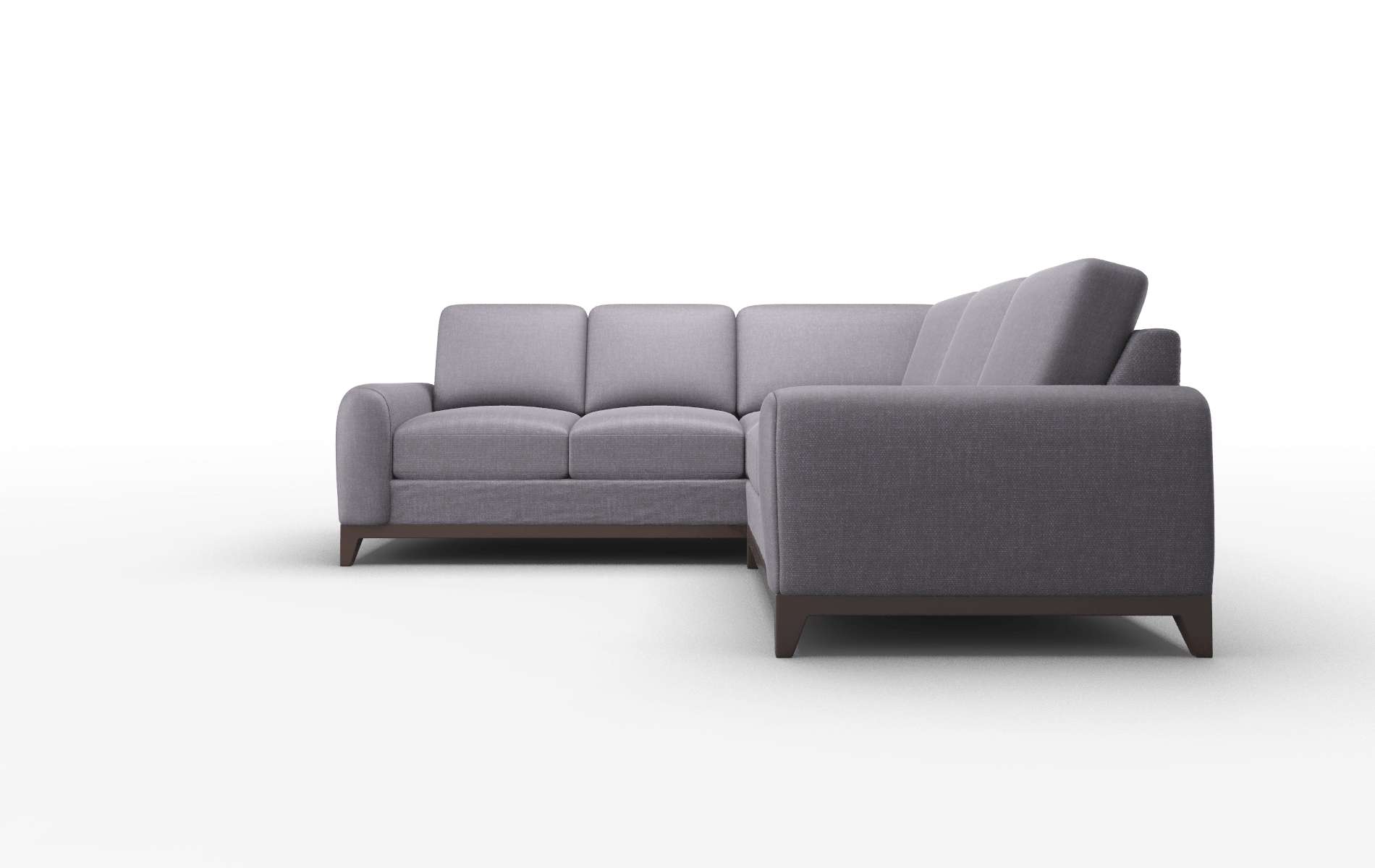 Mykonos Durham Ink Sectional espresso legs 5