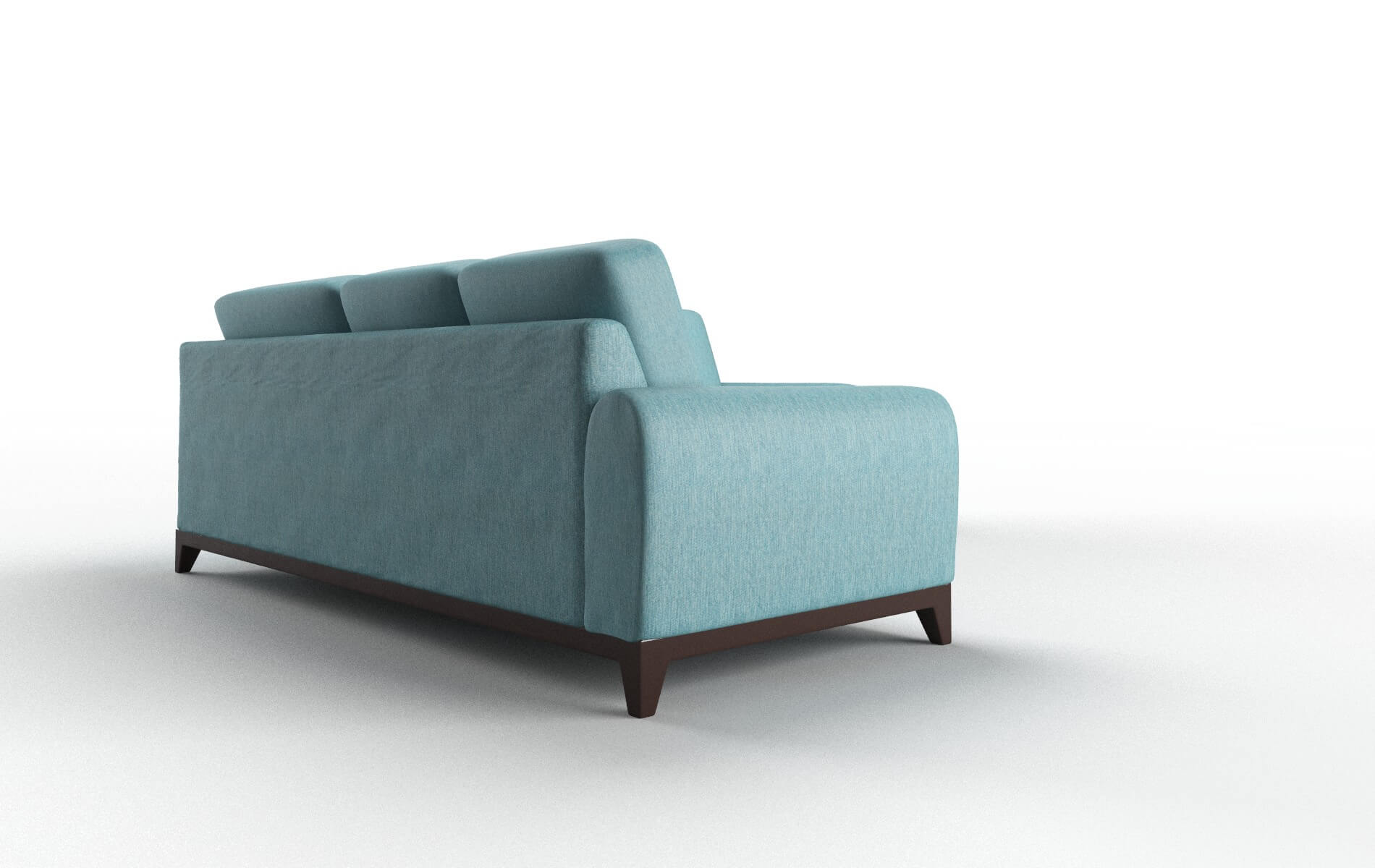 Mykonos Durham Pine Sectional espresso legs 3