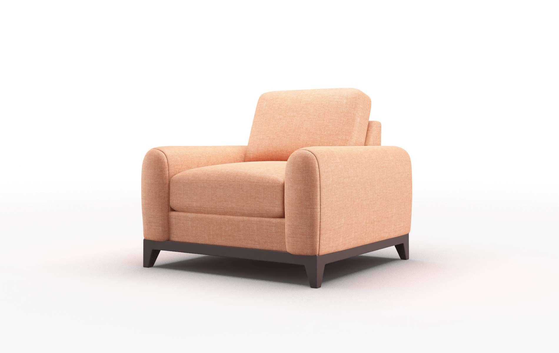 Mykonos Durham Tangerine Chair espresso legs 4