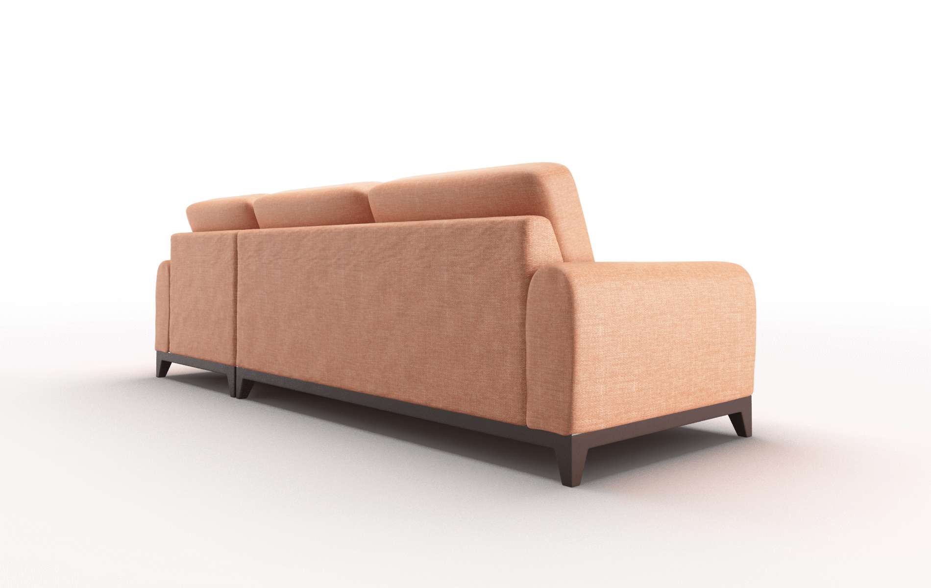 Mykonos Durham Tangerine Panel espresso legs 5