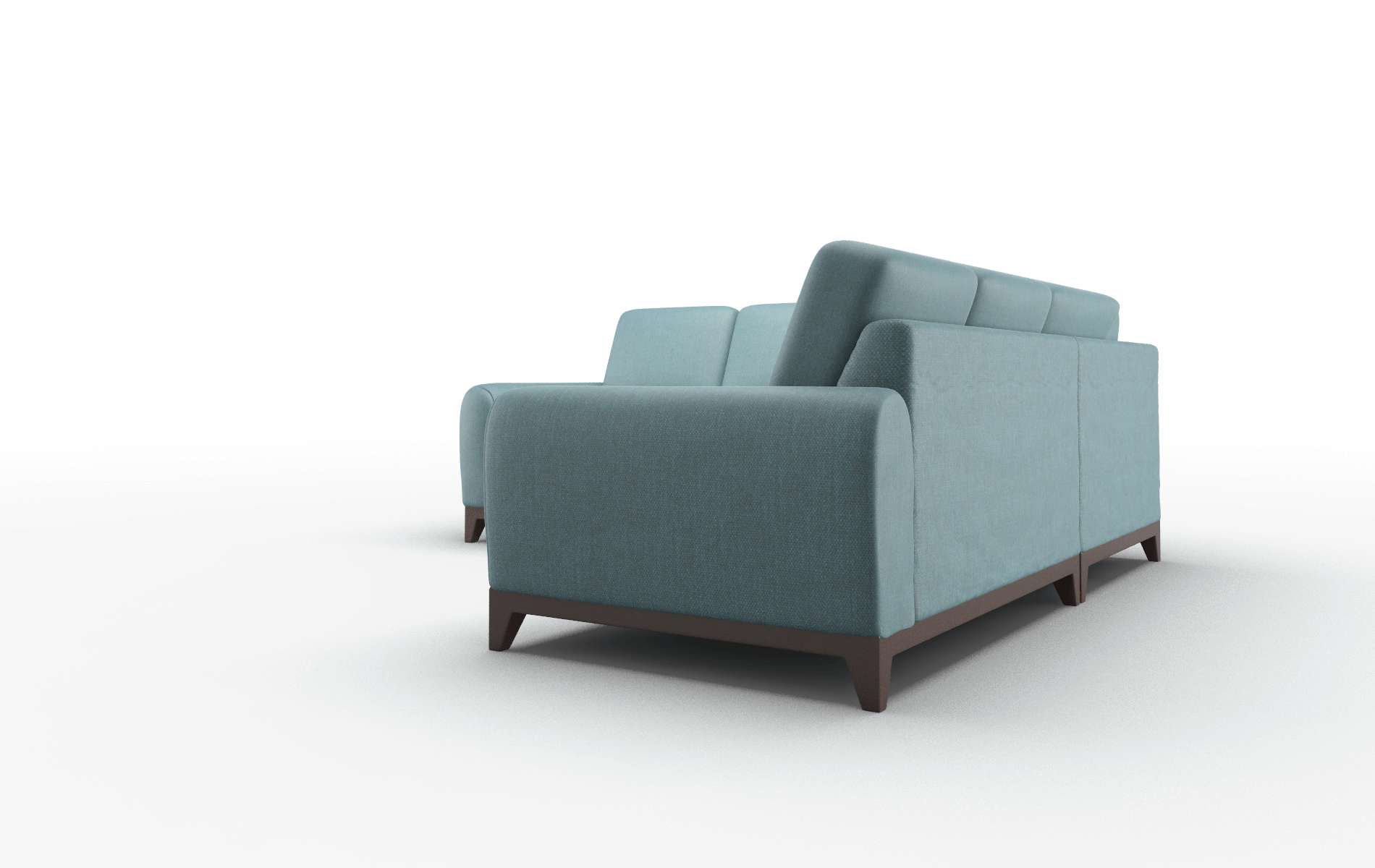 Mykonos Elliot Eclipse Sectional espresso legs 4