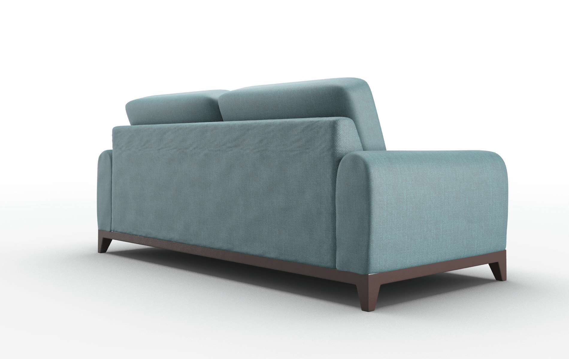 Mykonos Elliot Teal Sofa espresso legs 5