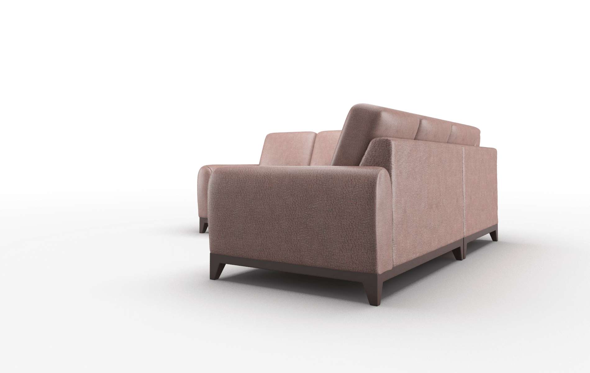 Mykonos Ford Brown Sectional espresso legs 4