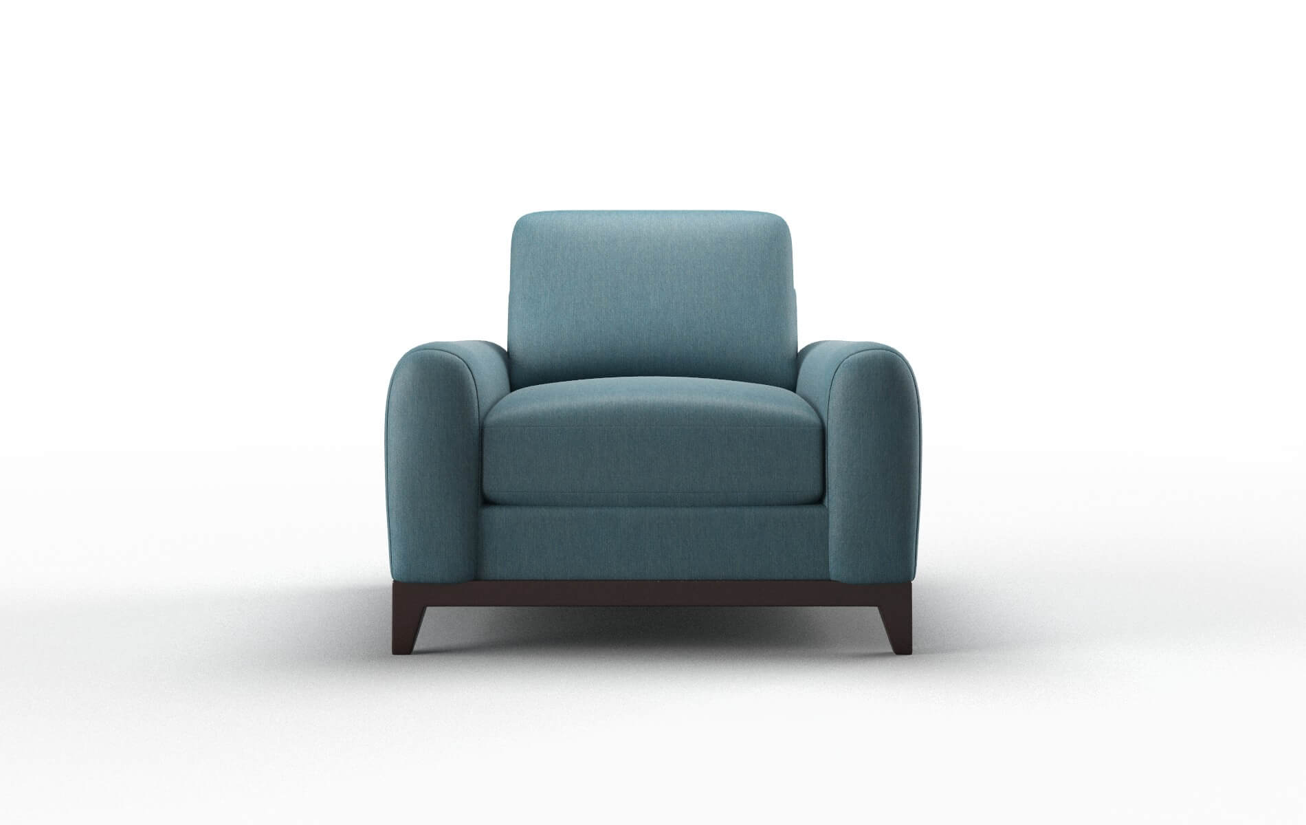 Mykonos Hepburn Teal chair espresso legs