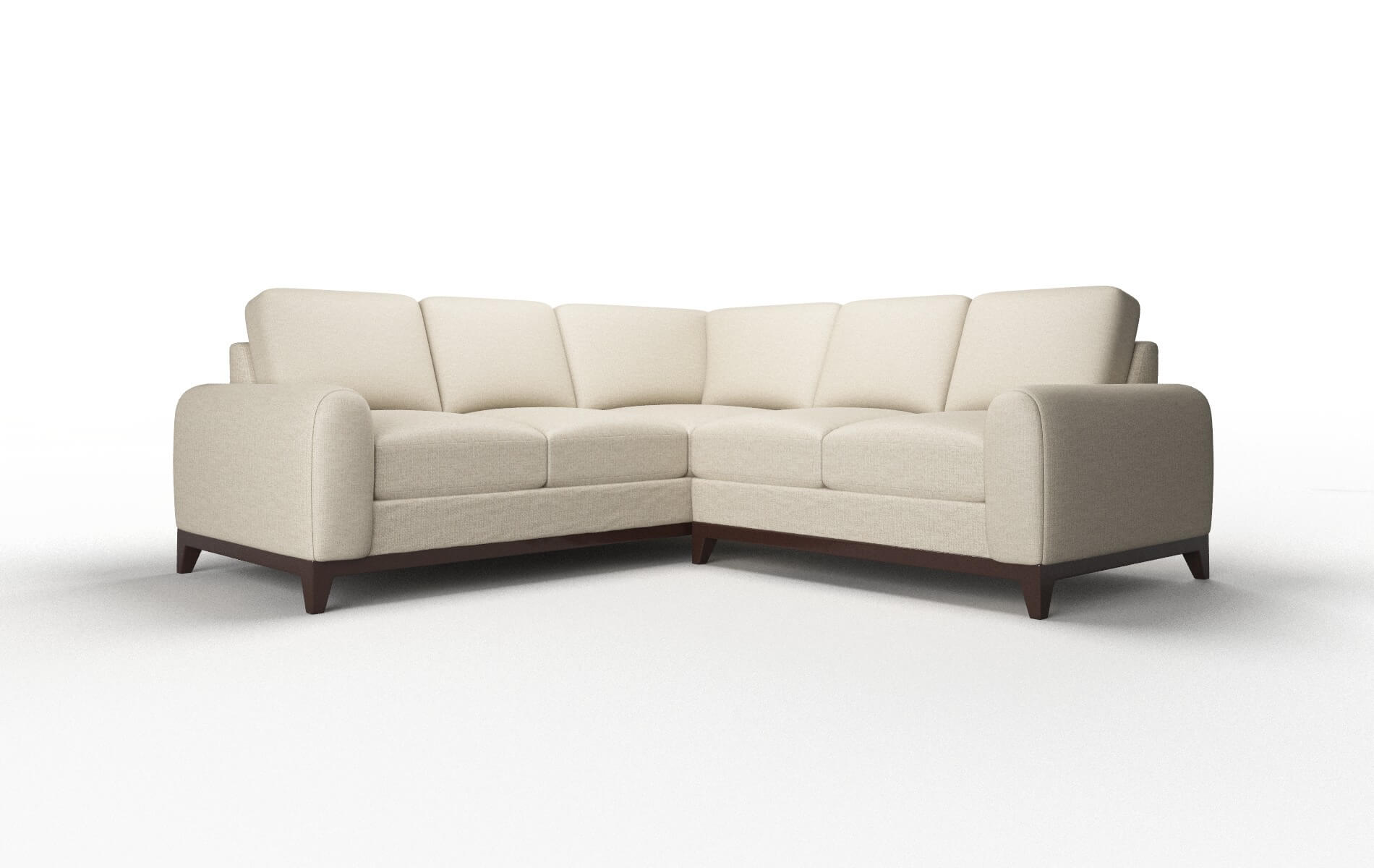 Mykonos Insight Barley Sectional espresso legs 1