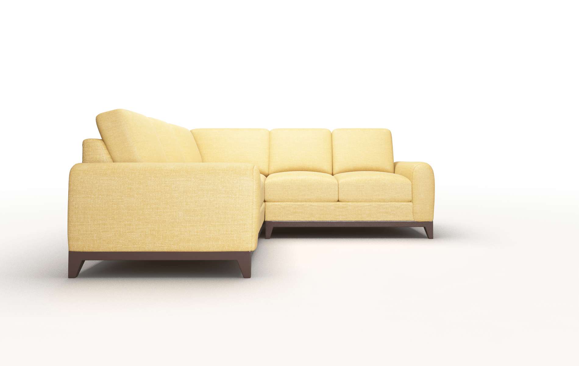 Mykonos Jade 400 Sectional espresso legs 2