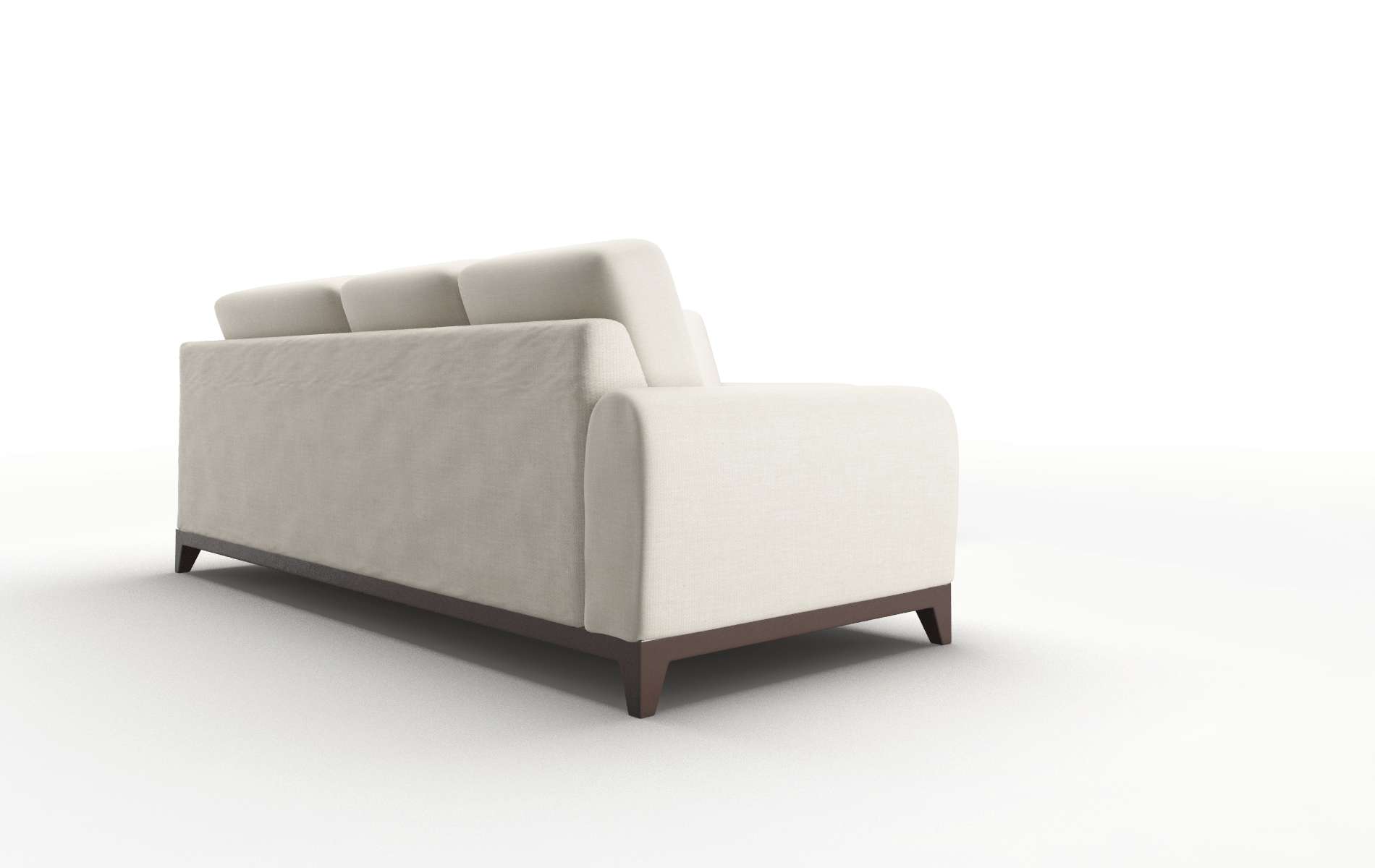 Mykonos Keylargo Almond Sectional espresso legs 3