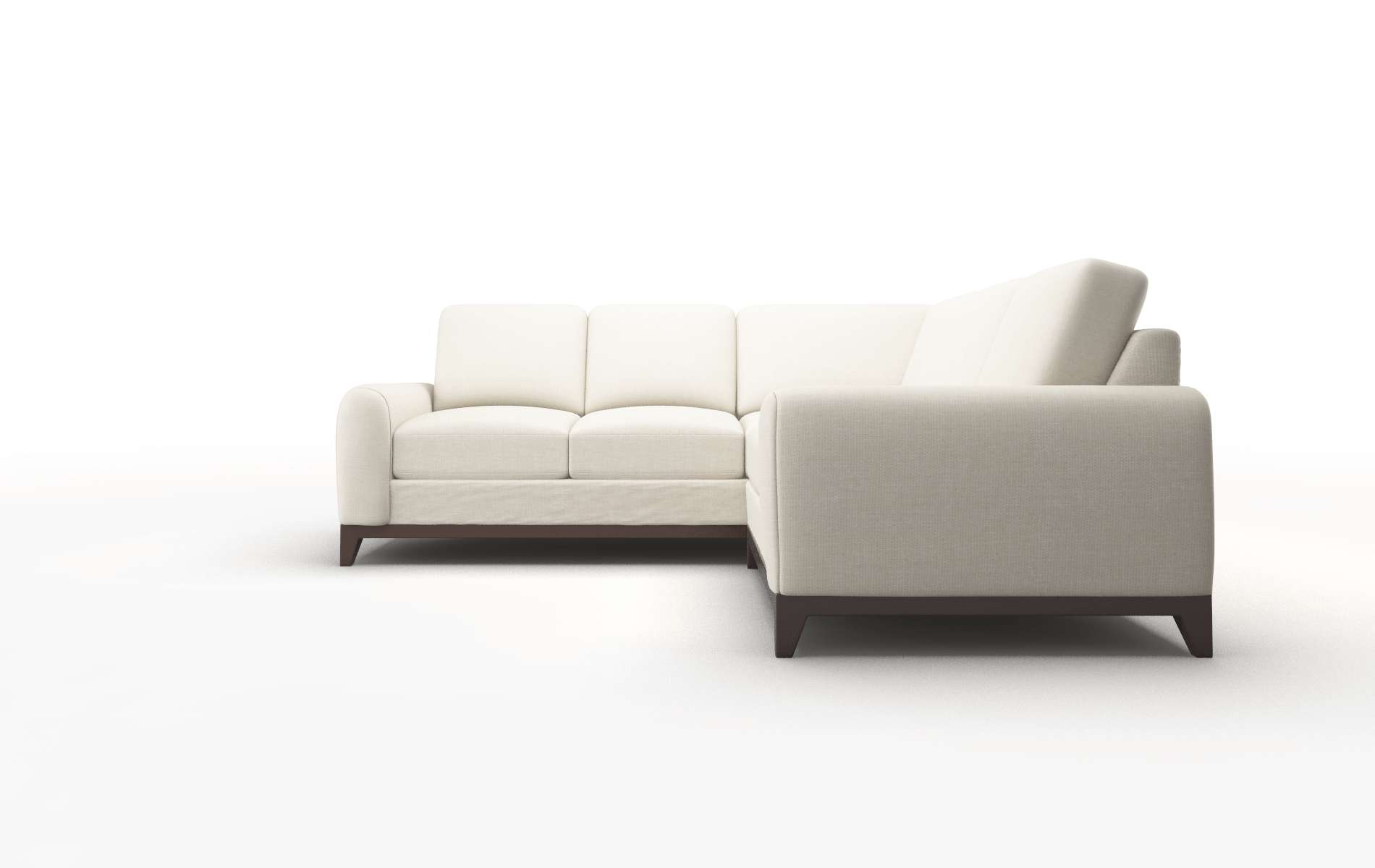 Mykonos Keylargo Almond Sectional espresso legs 5