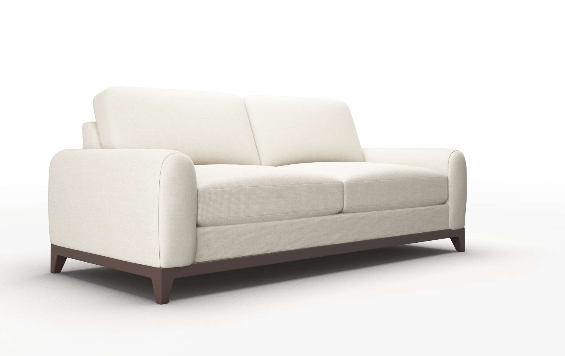 Mykonos Keylargo Almond Sofa espresso legs 2