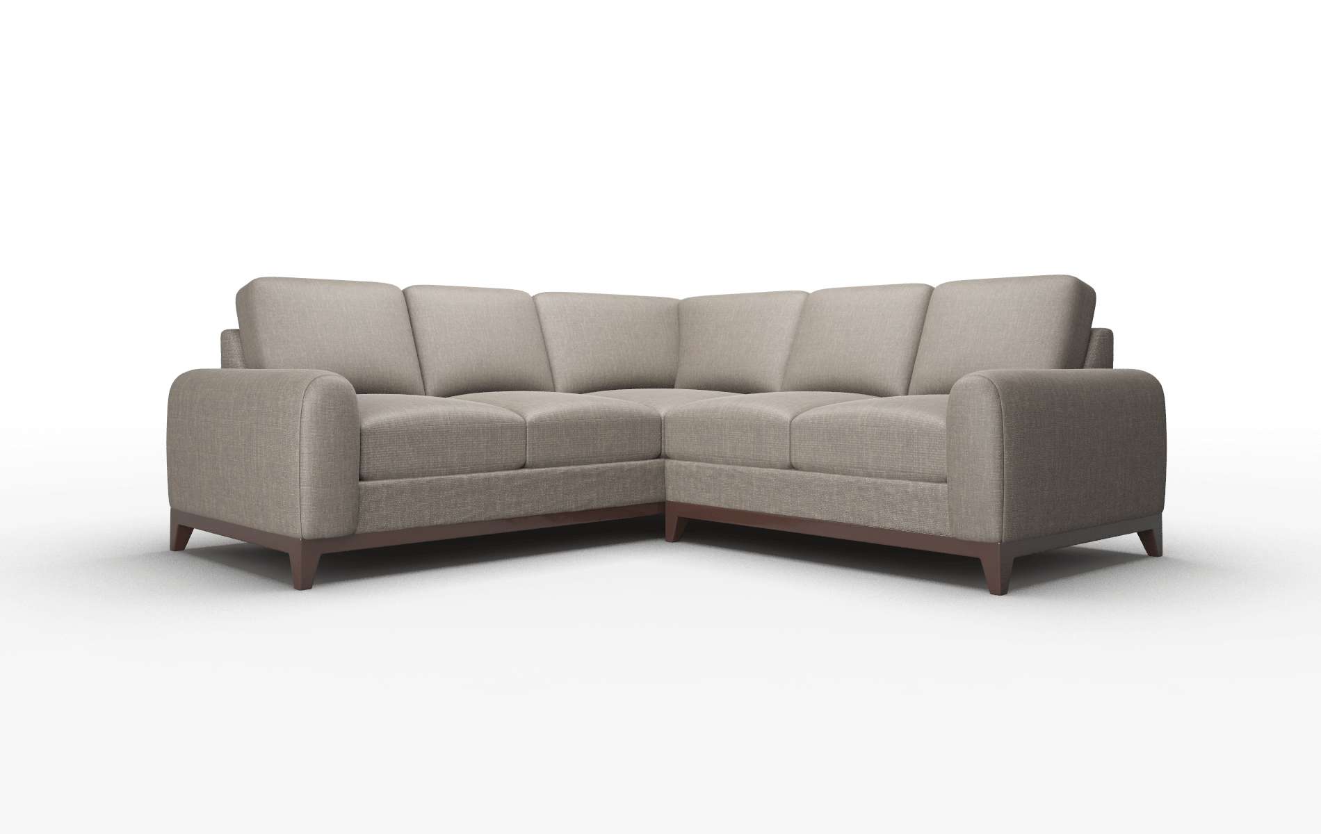 Mykonos Keylargo bark Sectional Espresso Legs  1