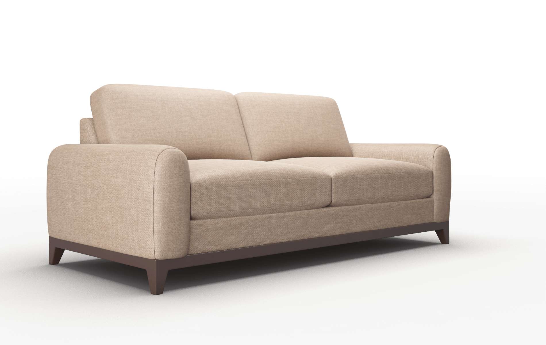 Mykonos Keylargo Mink Sofa espresso legs 2