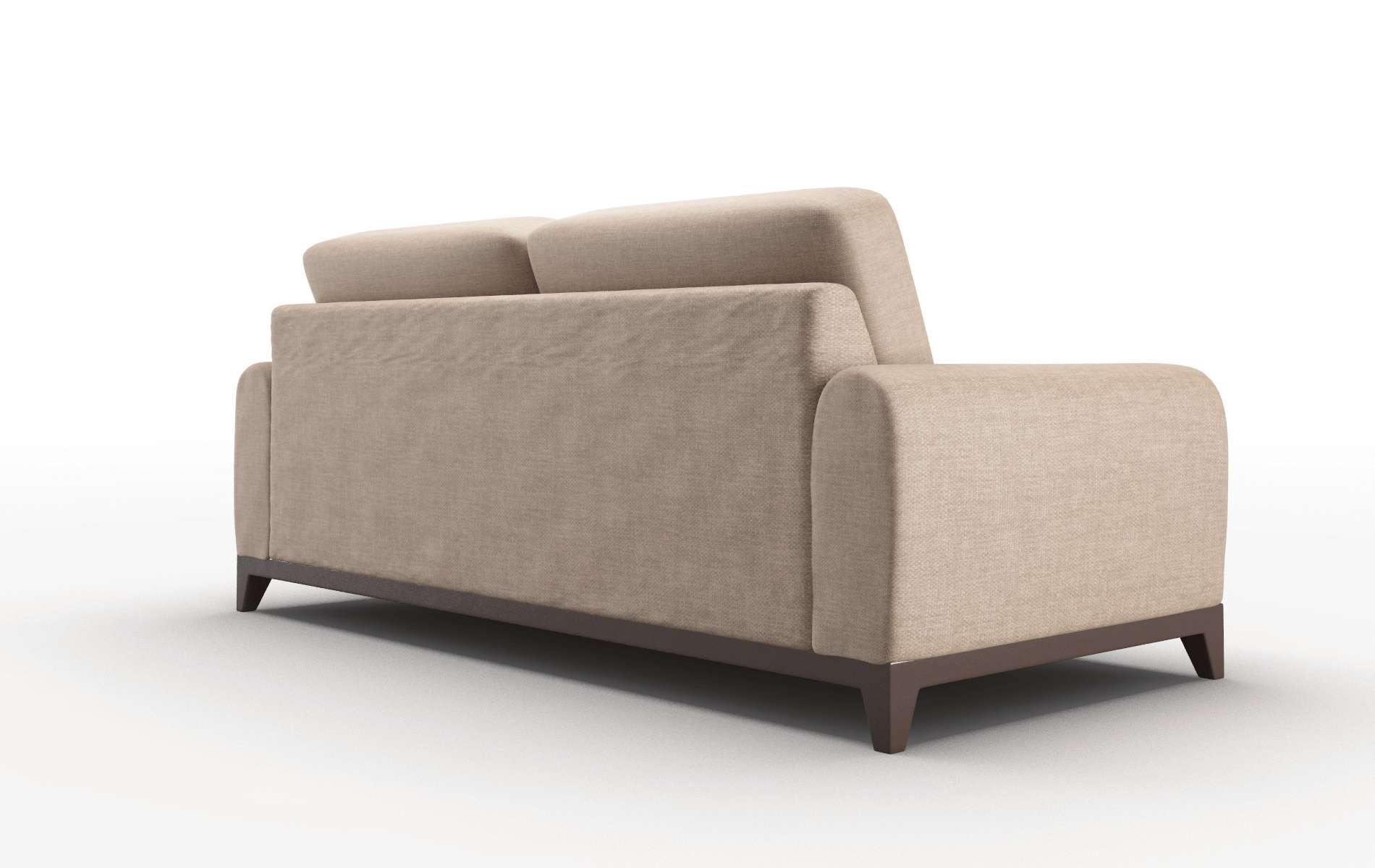 Mykonos Keylargo Mink Sofa espresso legs 5