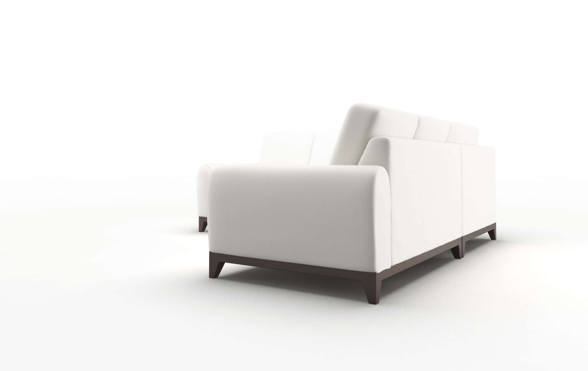 Mykonos Keylargo Oatmeal Sectional espresso legs 4