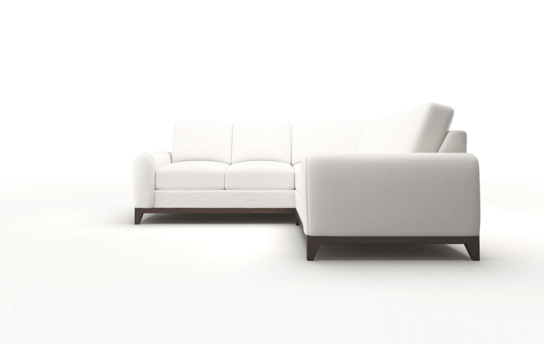 Mykonos Keylargo Oatmeal Sectional espresso legs 5