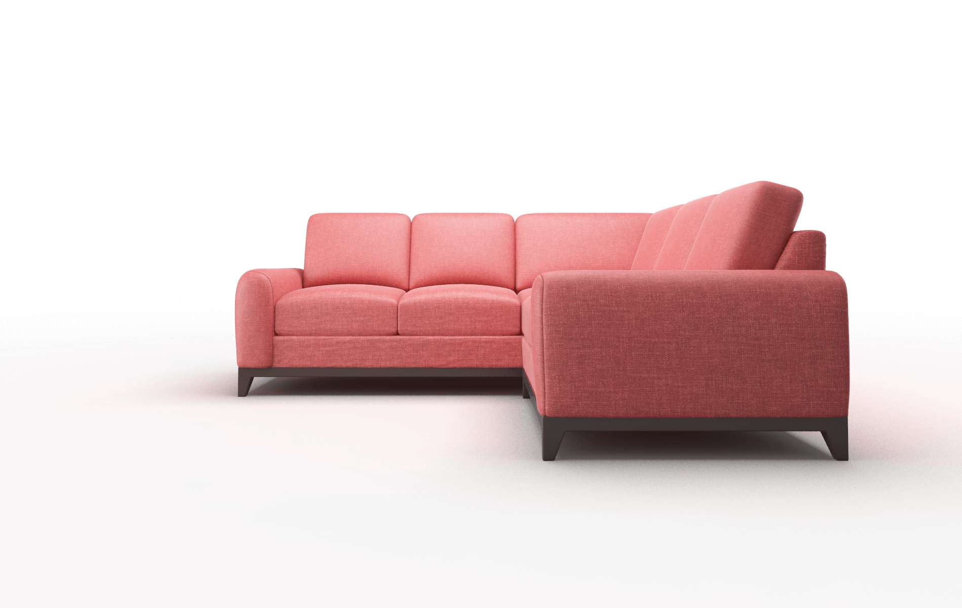 Mykonos Keylargo Ruby Sectional espresso legs 5