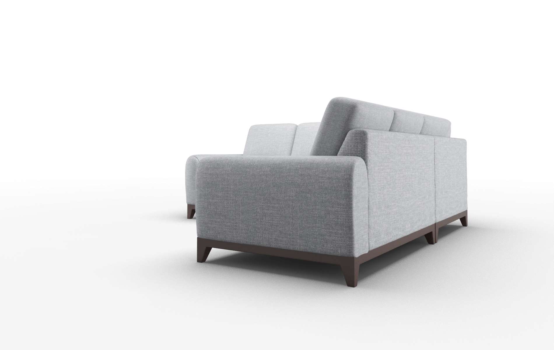 Mykonos Lana Ash Sectional espresso legs 4
