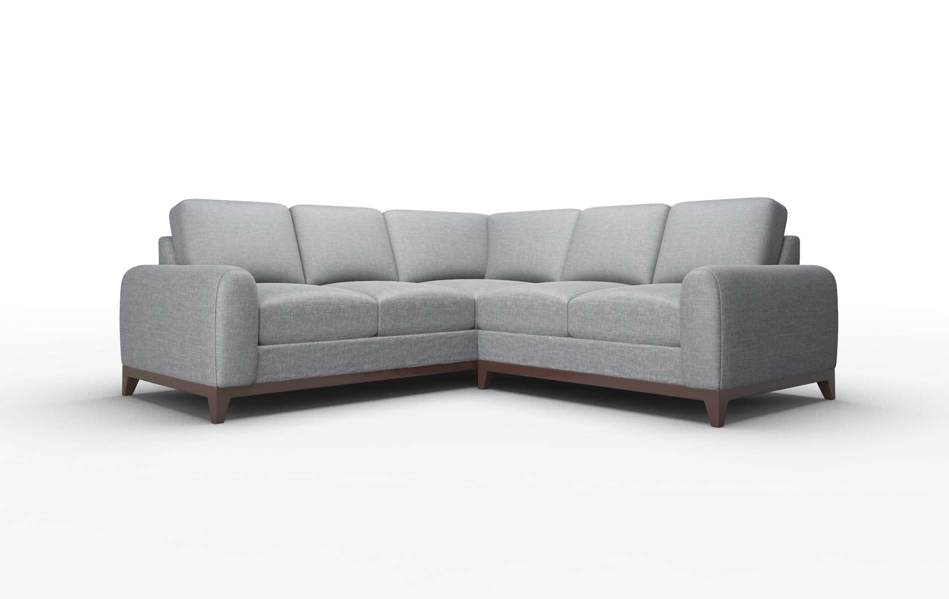 Mykonos Lana Onyx Sectional espresso legs 1