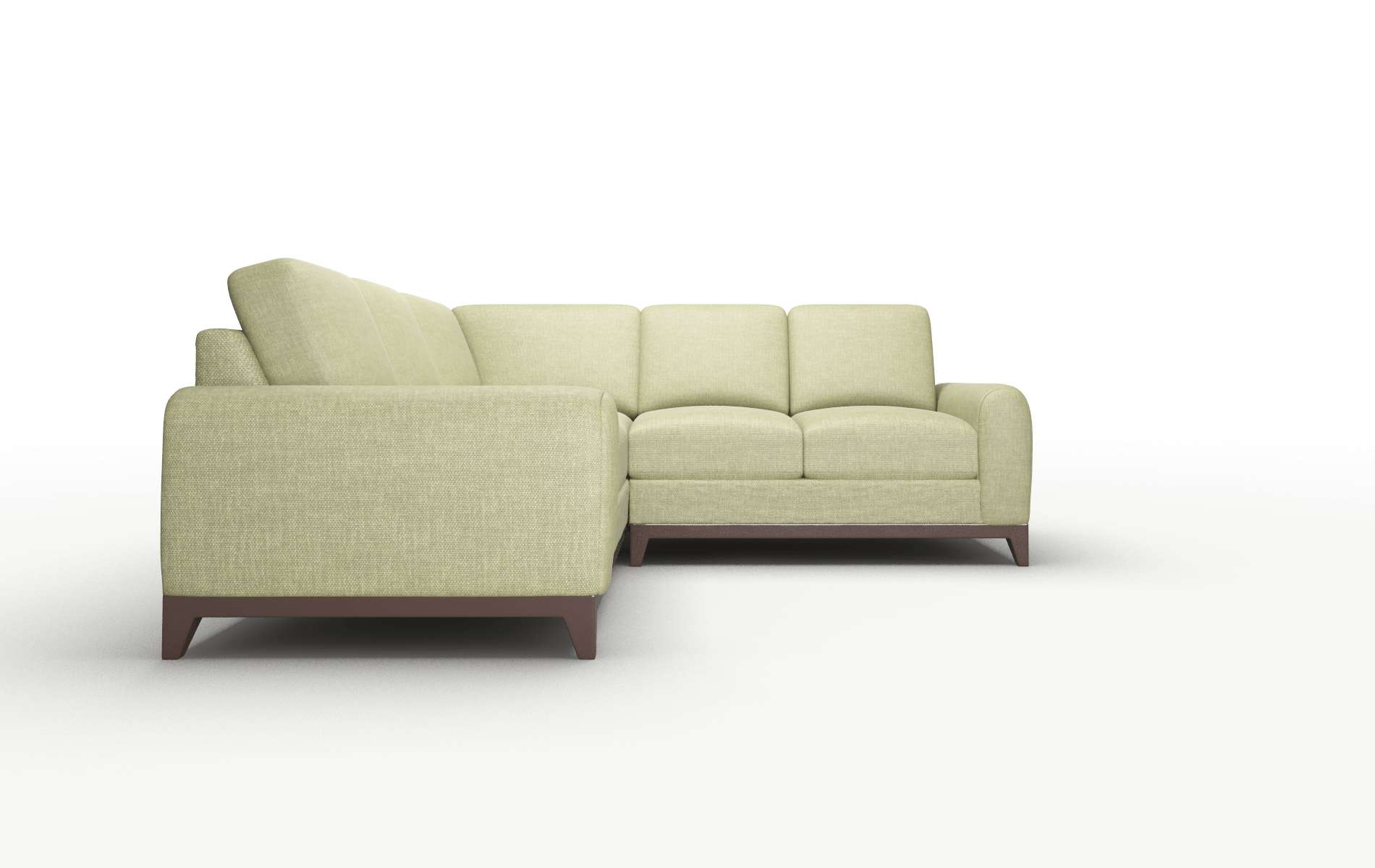 Mykonos Leslie Lawn Sectional espresso legs 2
