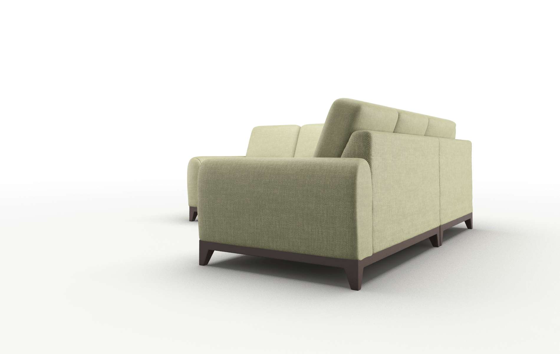 Mykonos Leslie Lawn Sectional espresso legs 4