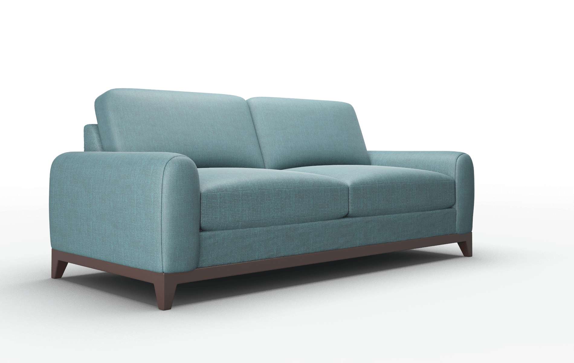 Mykonos Leslie Peacock Sofa espresso legs 2